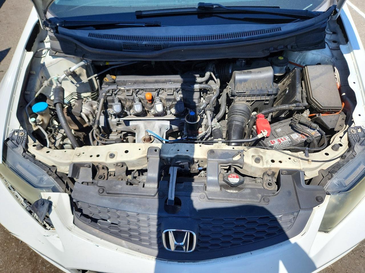 2012 Honda Civic Ex White vin: 2HGFG3B82CH555964