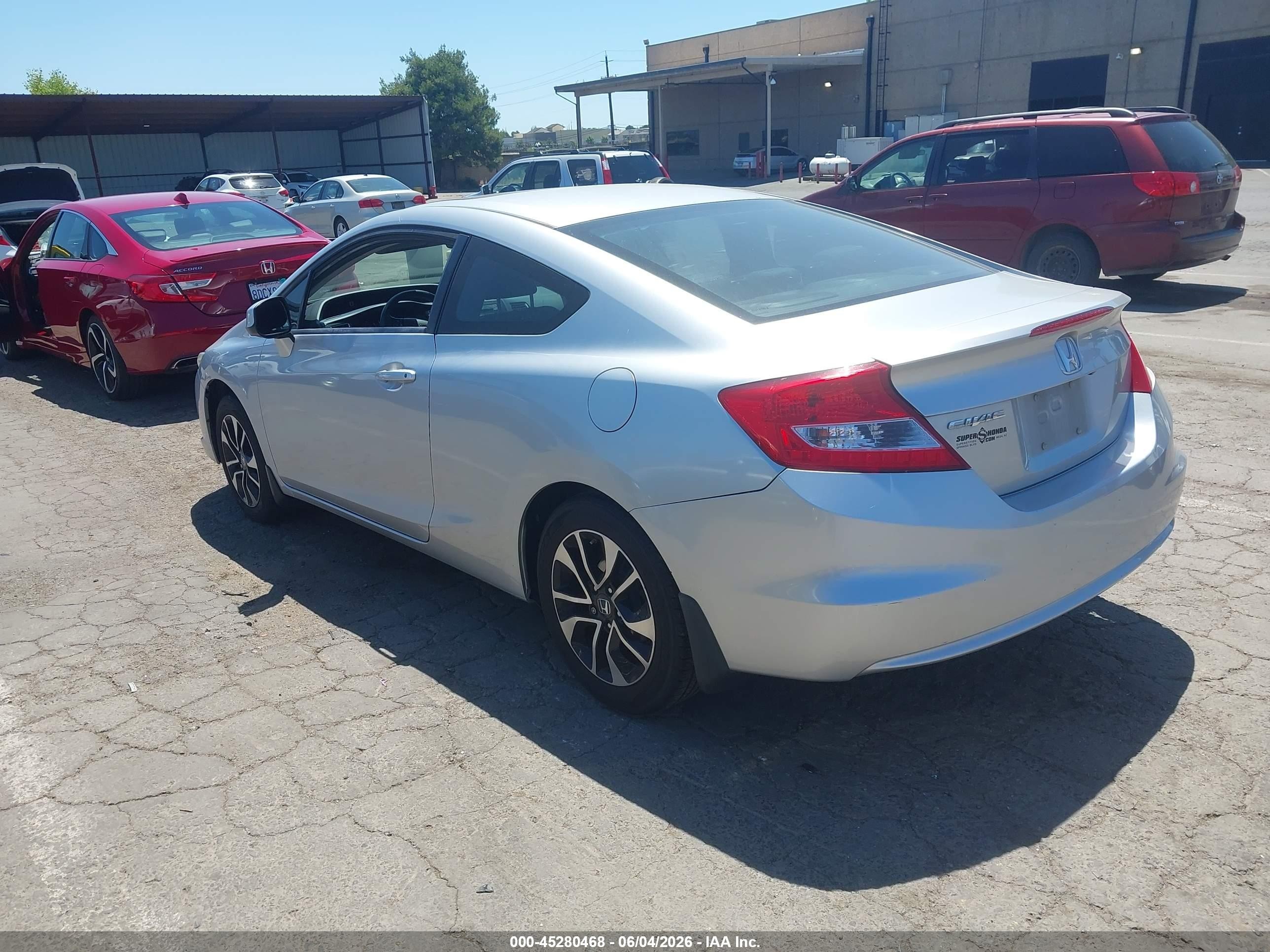 2013 Honda Civic Ex Silver vin: 2HGFG3B82DH502697