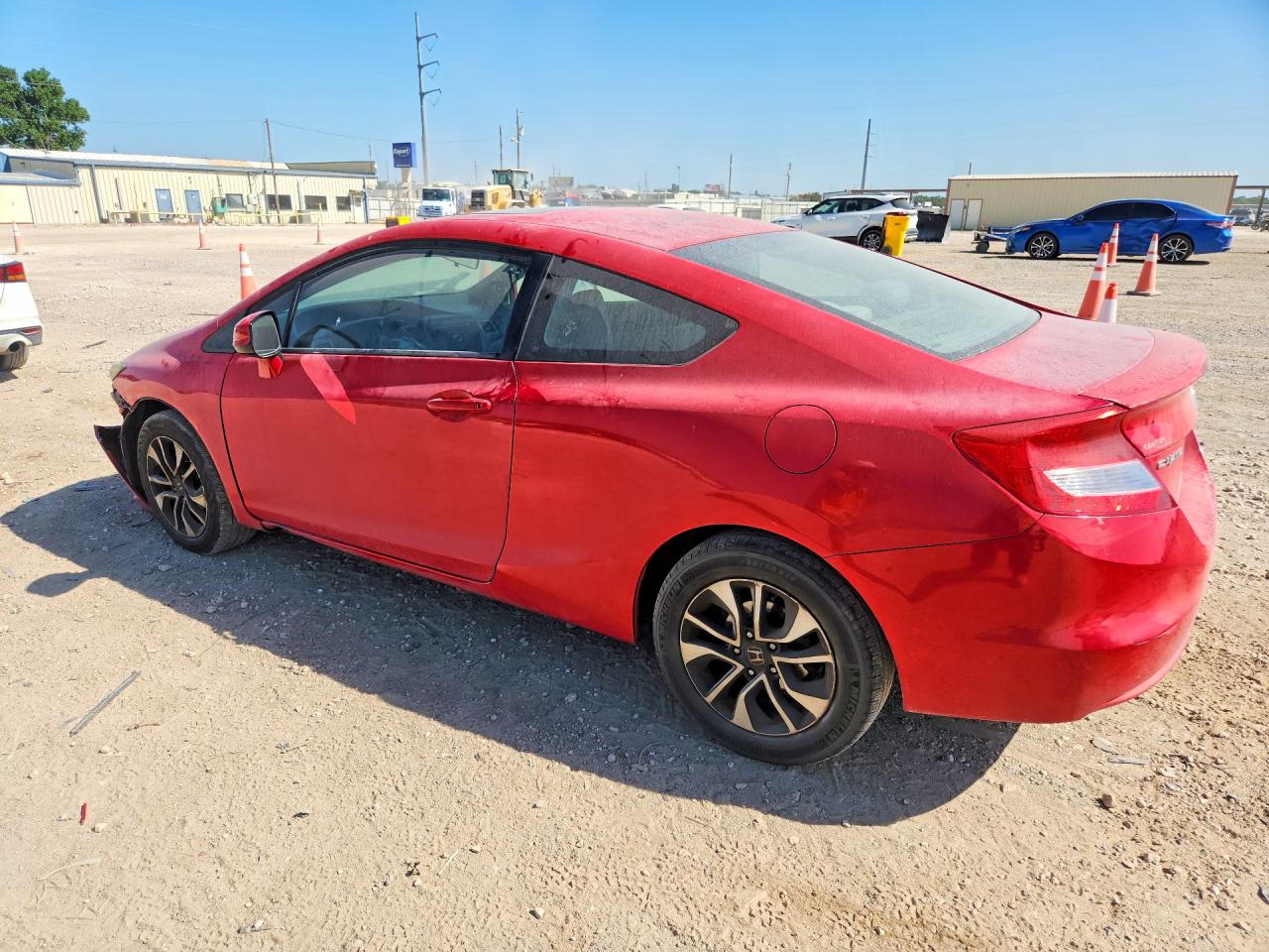 2013 Honda Civic Ex Red vin: 2HGFG3B82DH515692