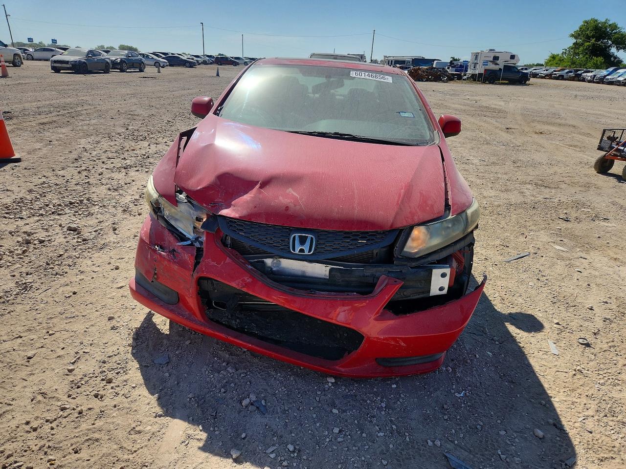 2013 Honda Civic Ex Red vin: 2HGFG3B82DH515692