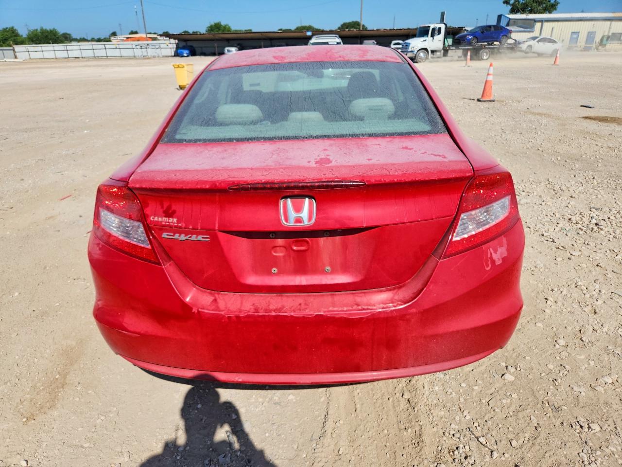 2013 Honda Civic Ex Red vin: 2HGFG3B82DH515692