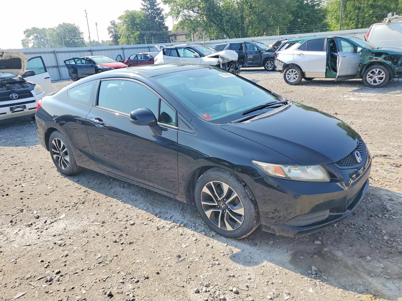 2013 Honda Civic Ex Black vin: 2HGFG3B82DH519631