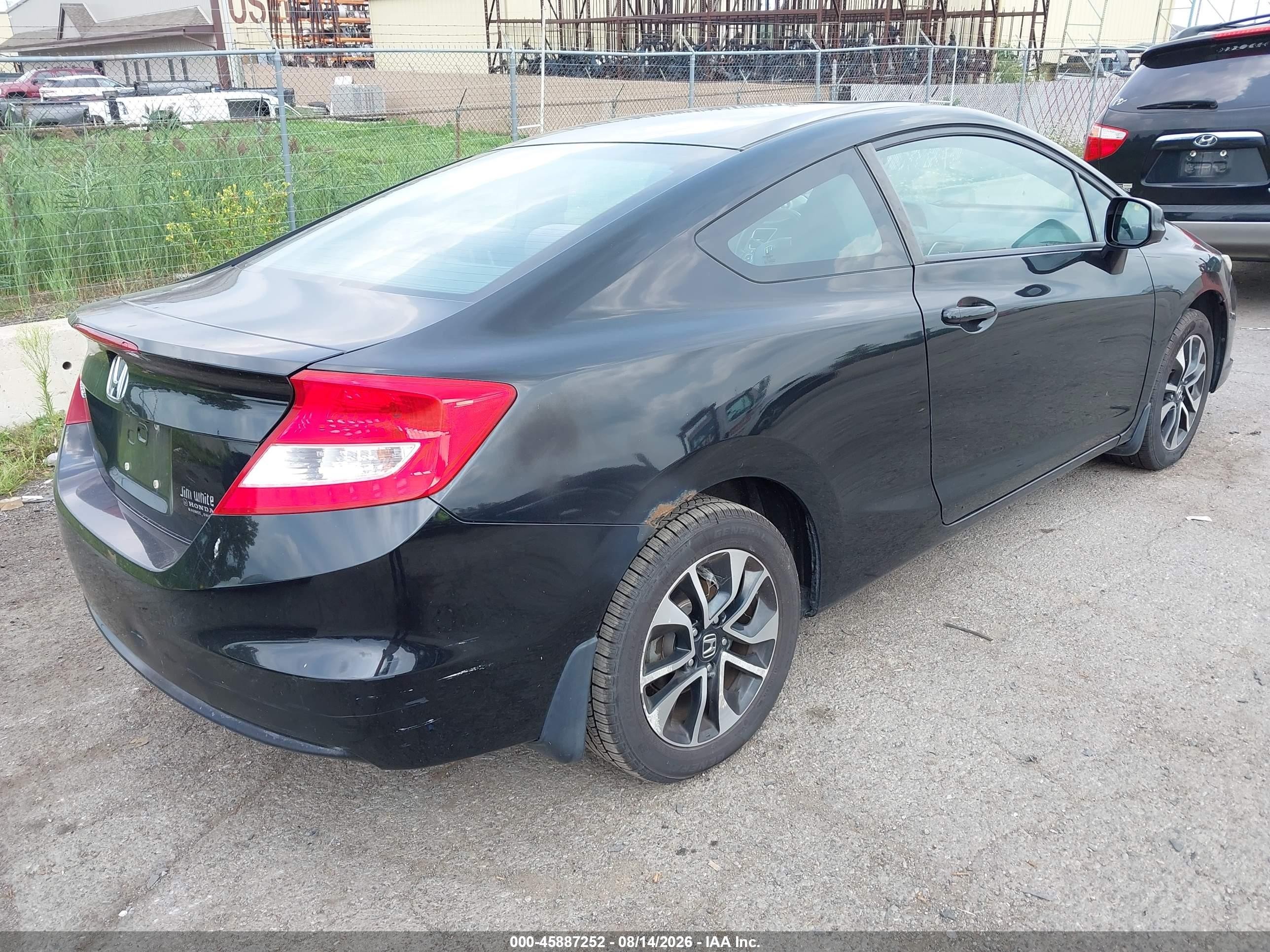 2013 Honda Civic Ex Black vin: 2HGFG3B82DH525185