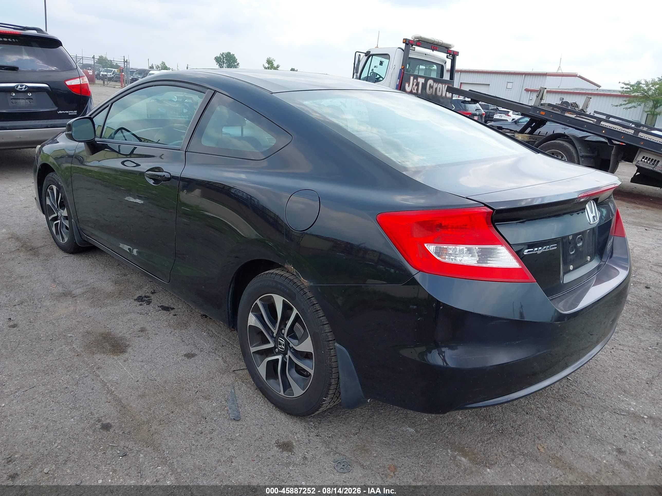 2013 Honda Civic Ex Black vin: 2HGFG3B82DH525185