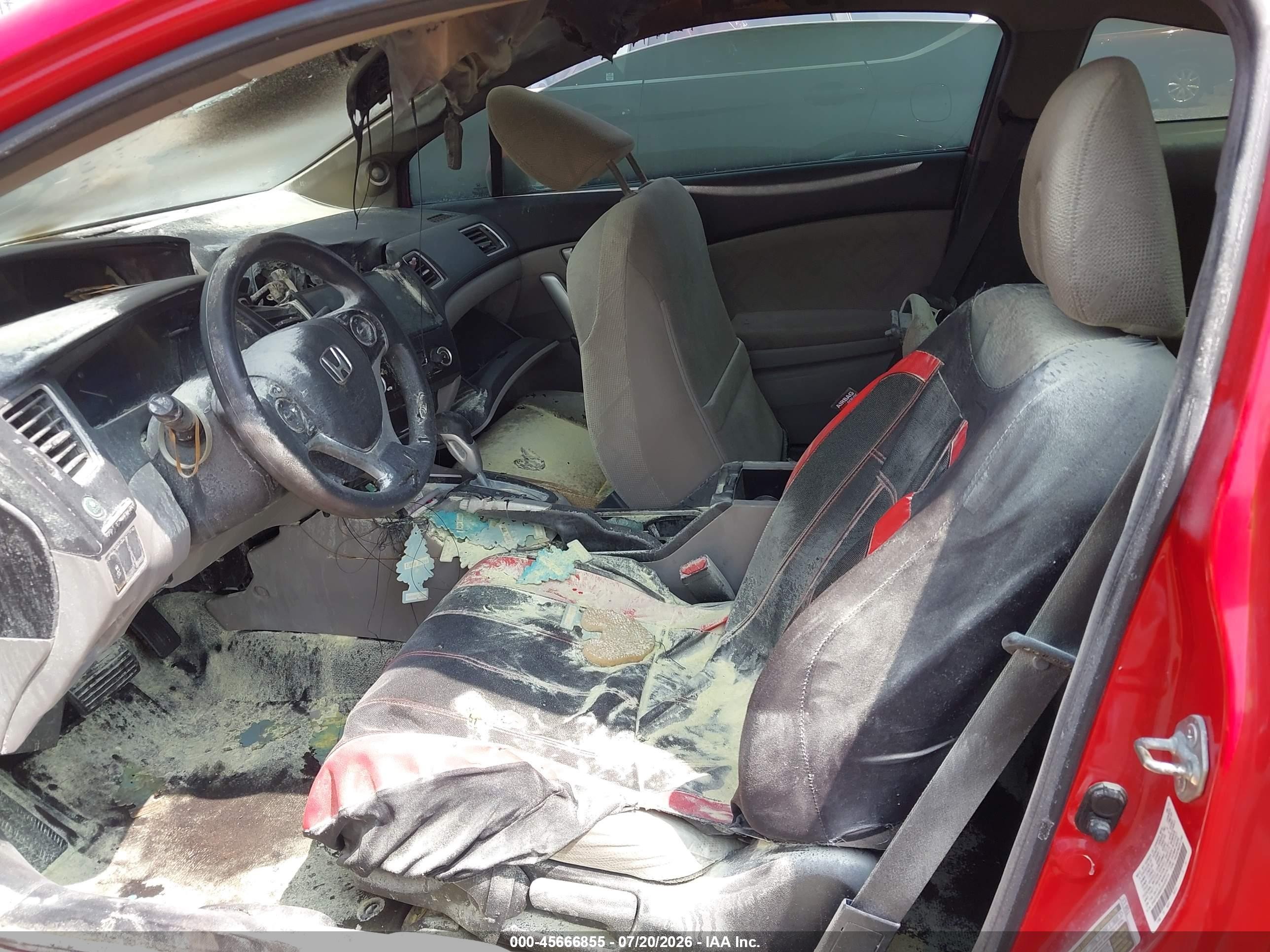 2013 Honda Civic Ex Красный vin: 2HGFG3B82DH529219