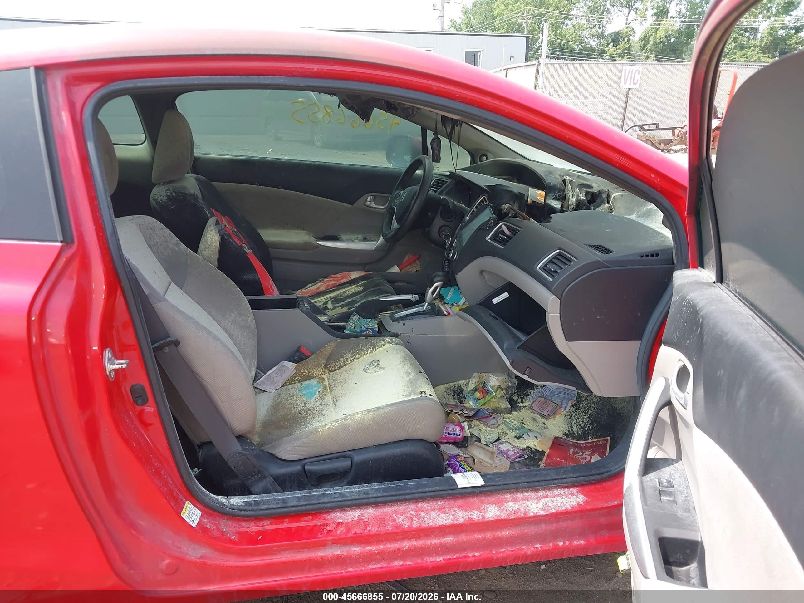 2013 Honda Civic Ex Красный vin: 2HGFG3B82DH529219