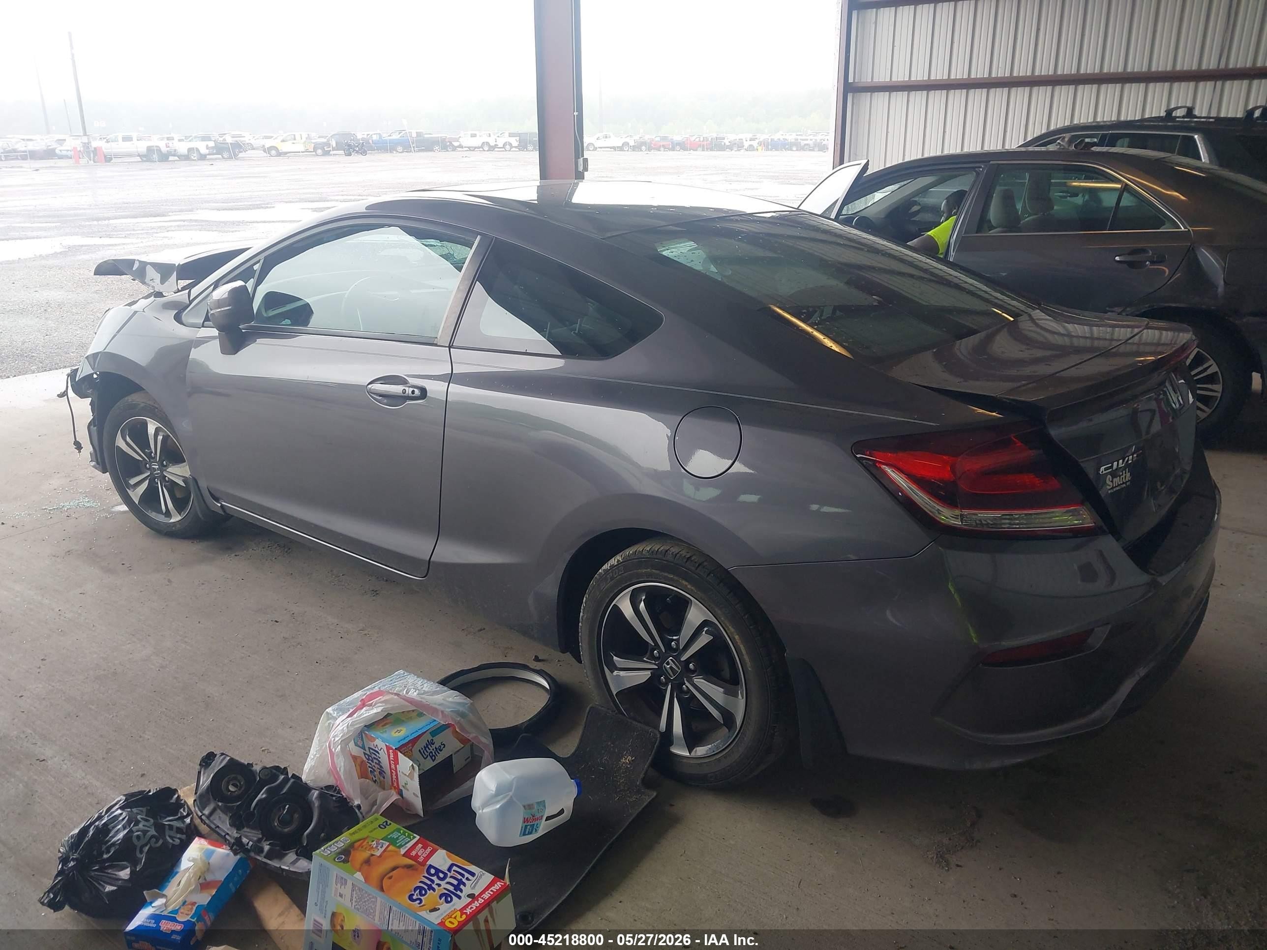 2014 Honda Civic Ex Gray vin: 2HGFG3B82EH504662