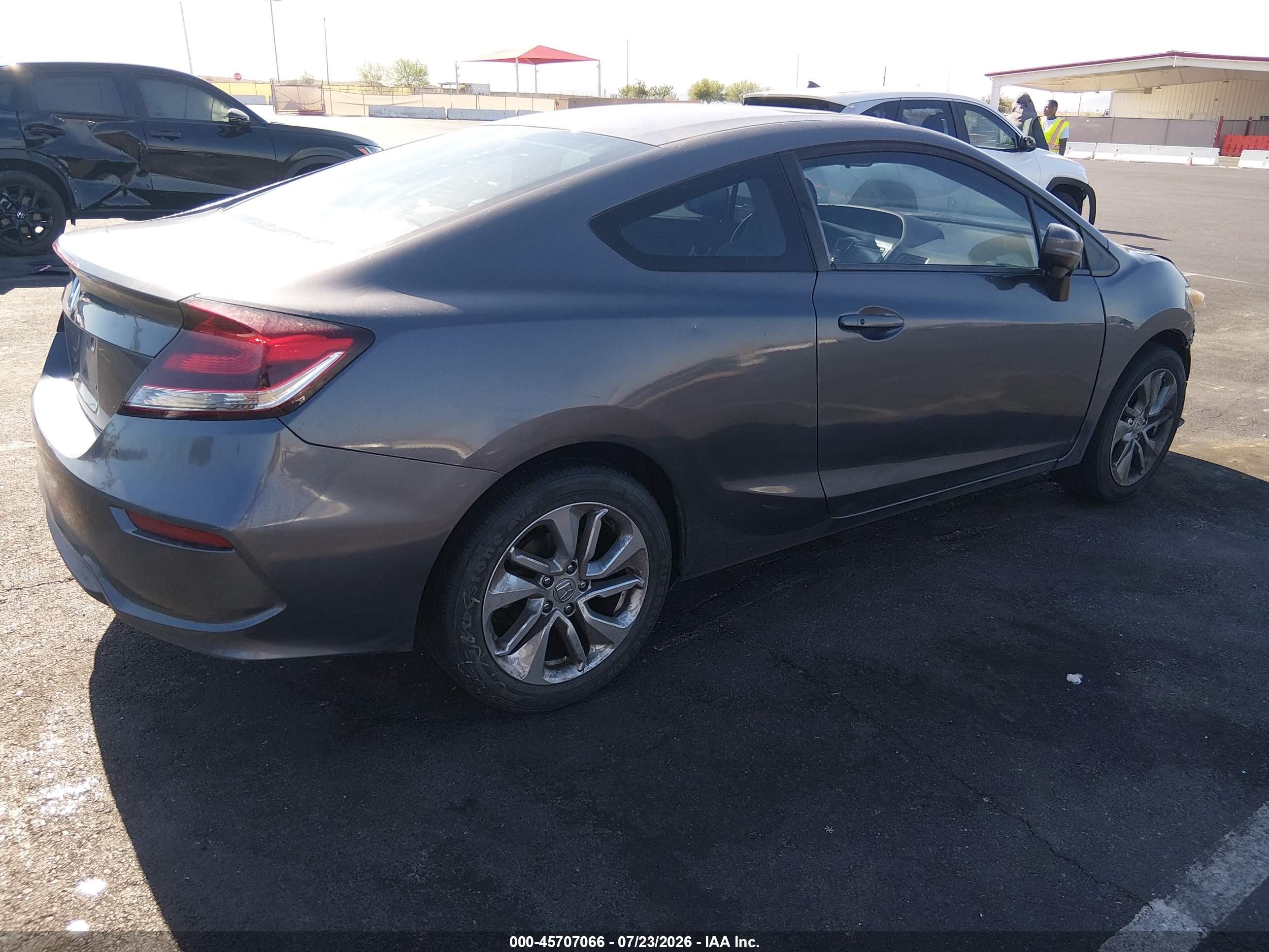 2014 Honda Civic Ex Gray vin: 2HGFG3B82EH510008