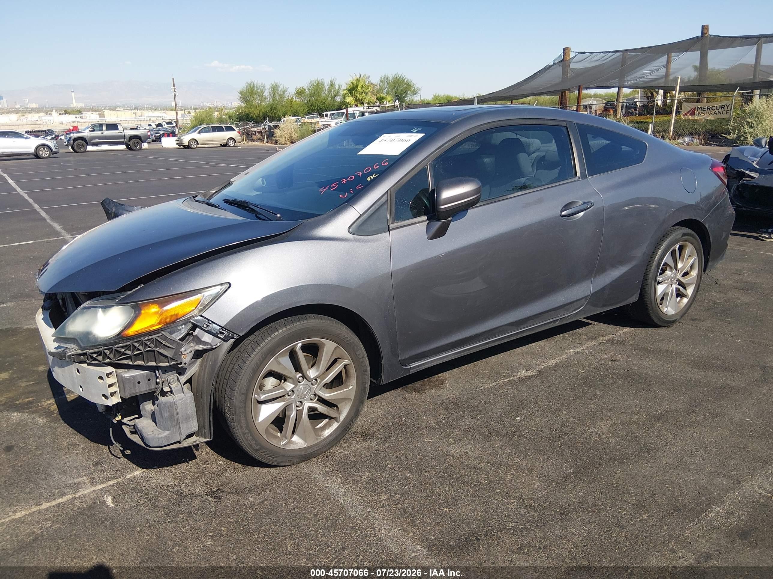 2014 Honda Civic Ex Gray vin: 2HGFG3B82EH510008