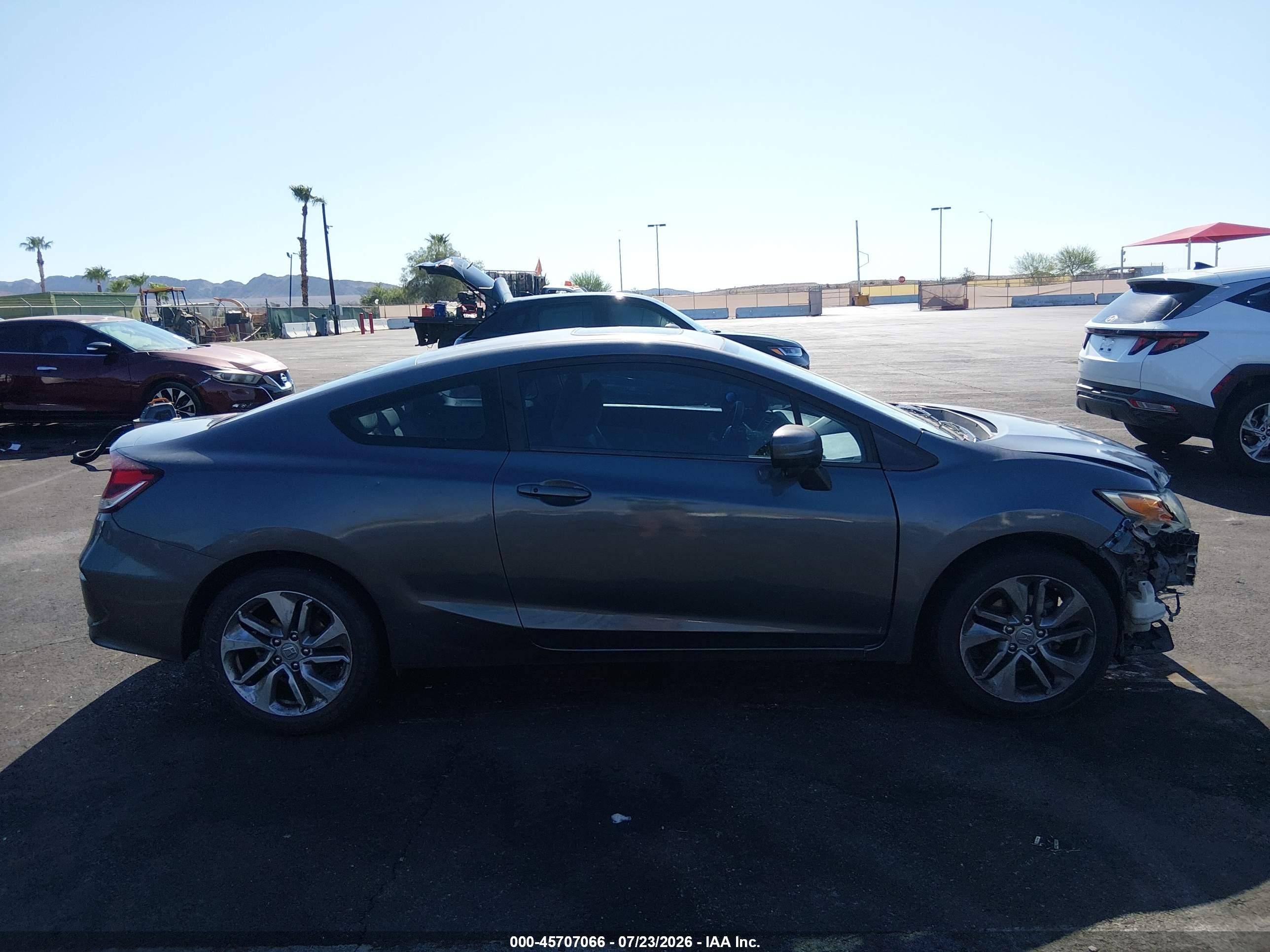 2014 Honda Civic Ex Gray vin: 2HGFG3B82EH510008