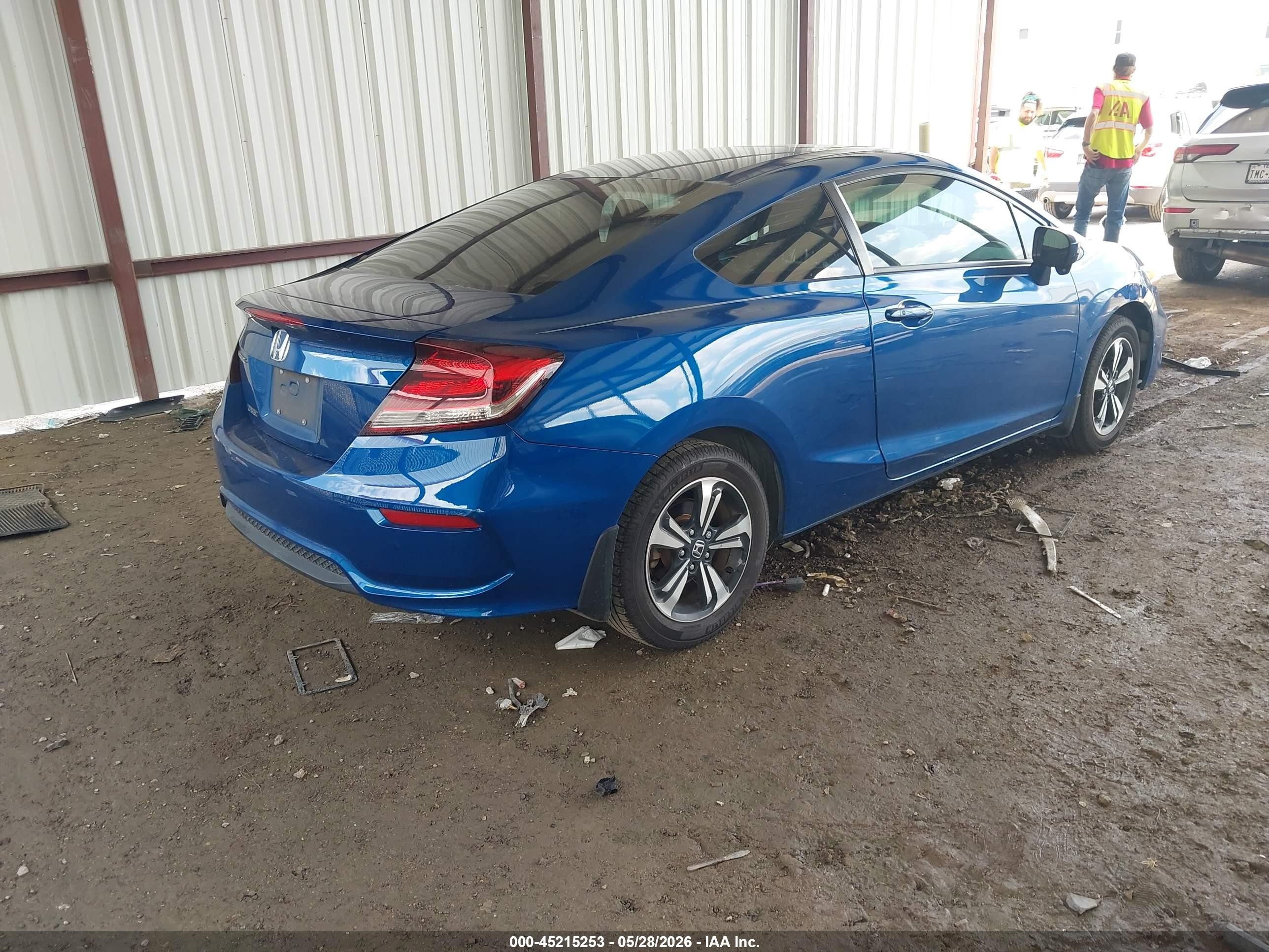 2014 Honda Civic Ex Blue vin: 2HGFG3B82EH526208