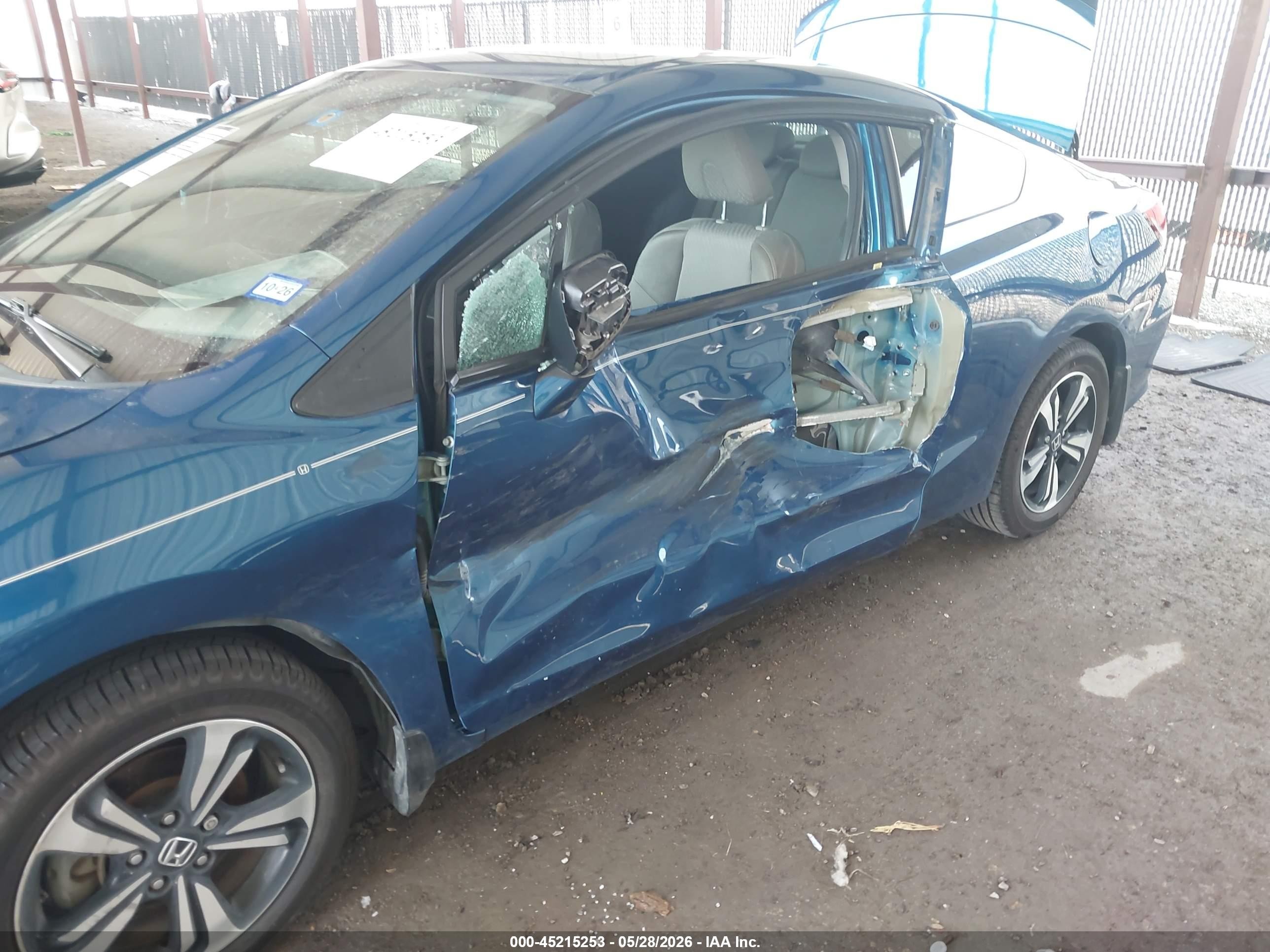 2014 Honda Civic Ex Blue vin: 2HGFG3B82EH526208