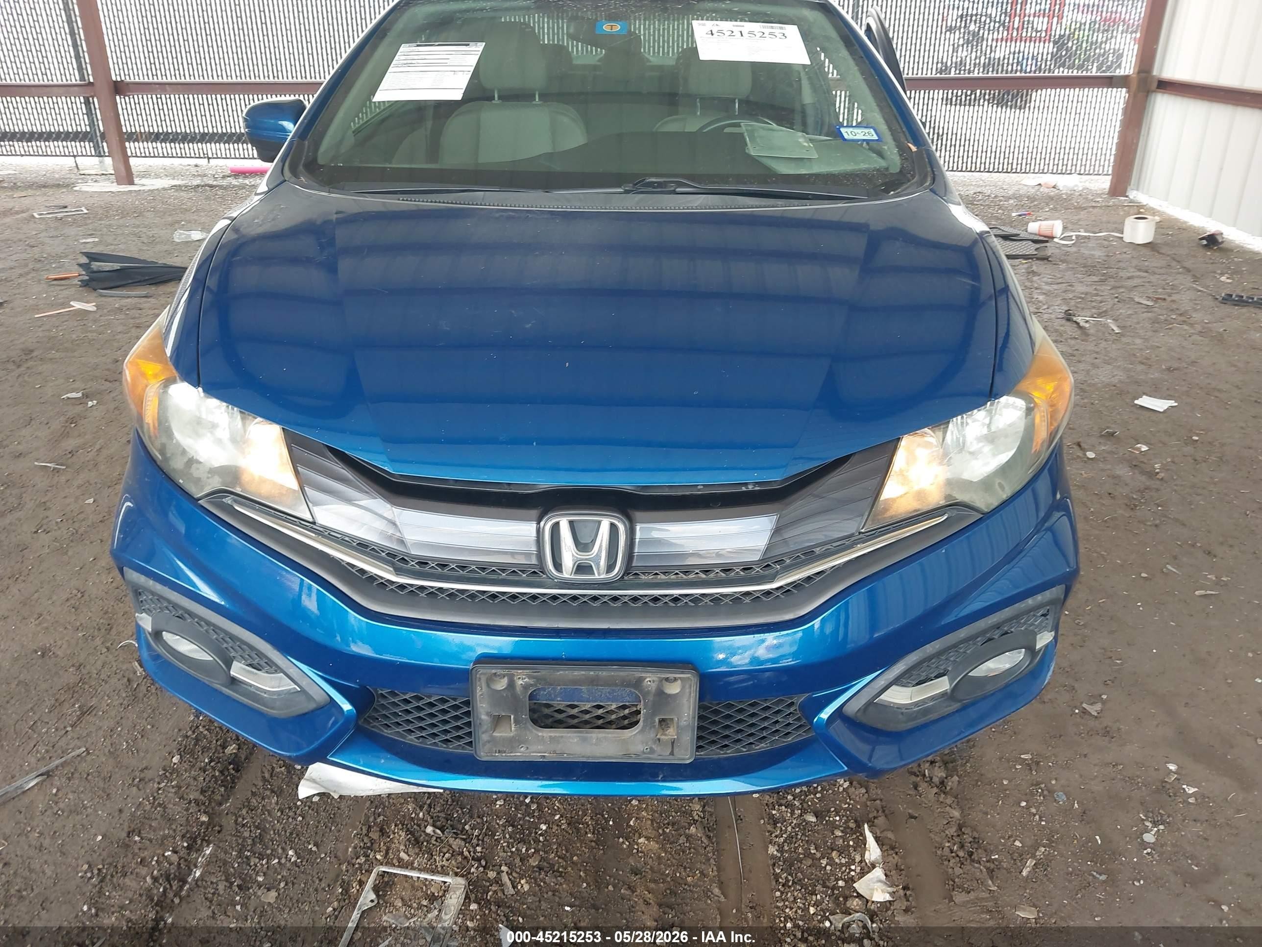 2014 Honda Civic Ex Blue vin: 2HGFG3B82EH526208
