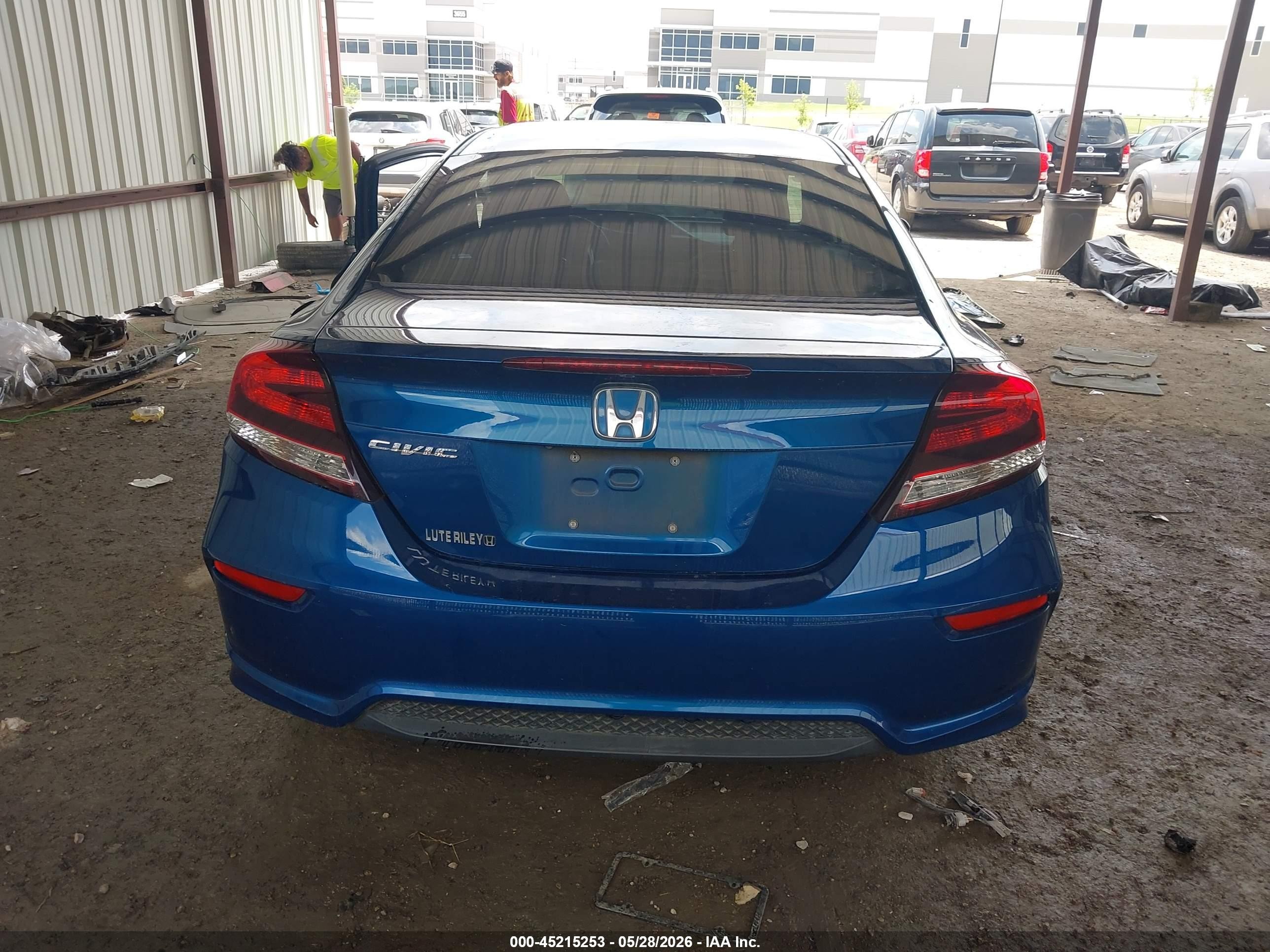 2014 Honda Civic Ex Blue vin: 2HGFG3B82EH526208