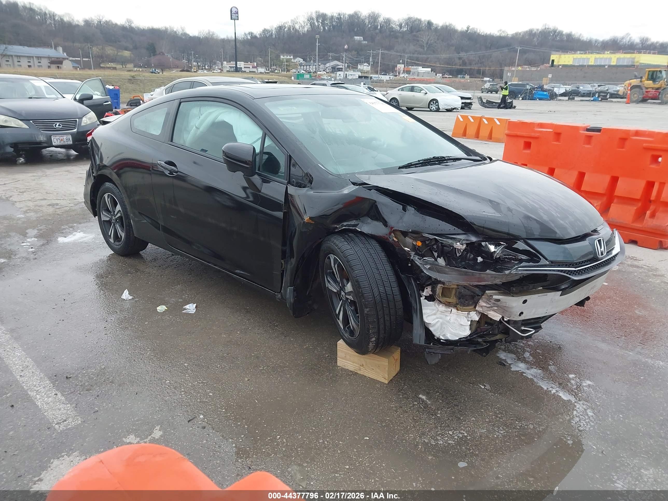 2015 Honda Civic Ex Черный vin: 2HGFG3B82FH528056