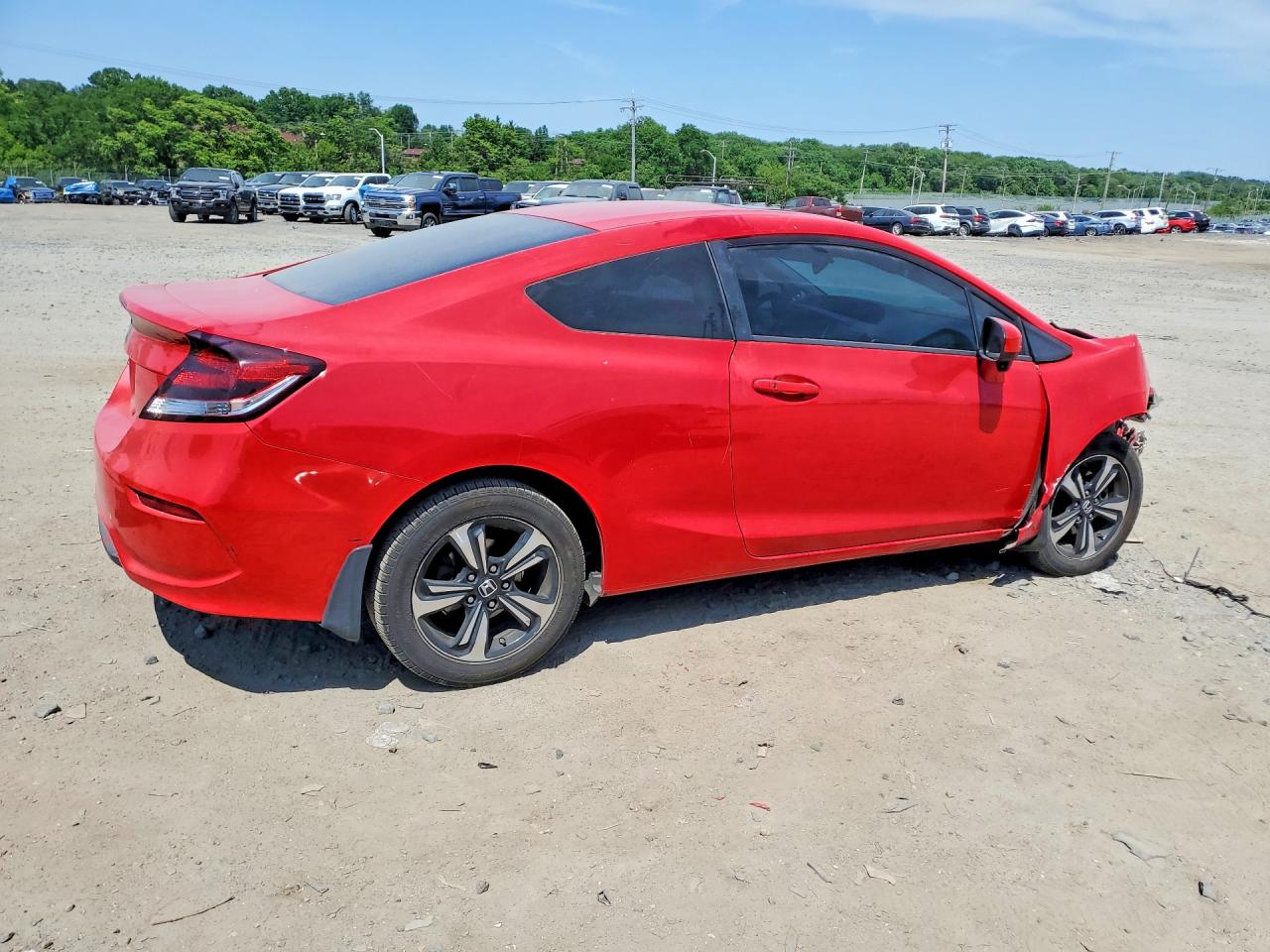 2015 Honda Civic Ex Red vin: 2HGFG3B82FH532771