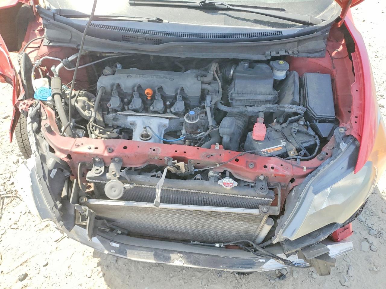2015 Honda Civic Ex Red vin: 2HGFG3B82FH532771