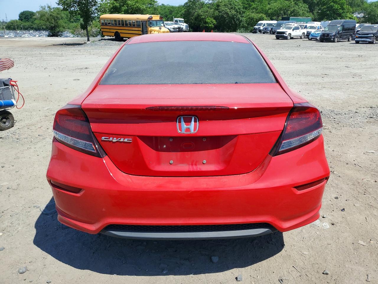 2015 Honda Civic Ex Red vin: 2HGFG3B82FH532771