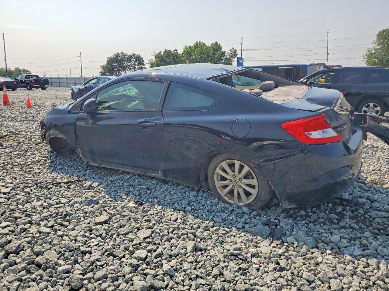 2012 Honda Civic Ex Черный vin: 2HGFG3B83CH517241