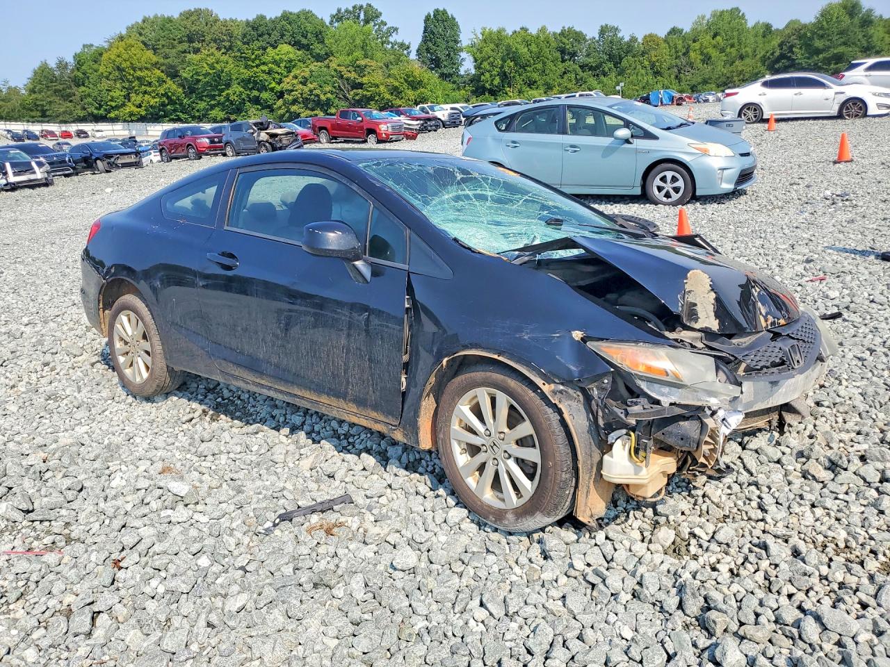 2012 Honda Civic Ex Черный vin: 2HGFG3B83CH517241