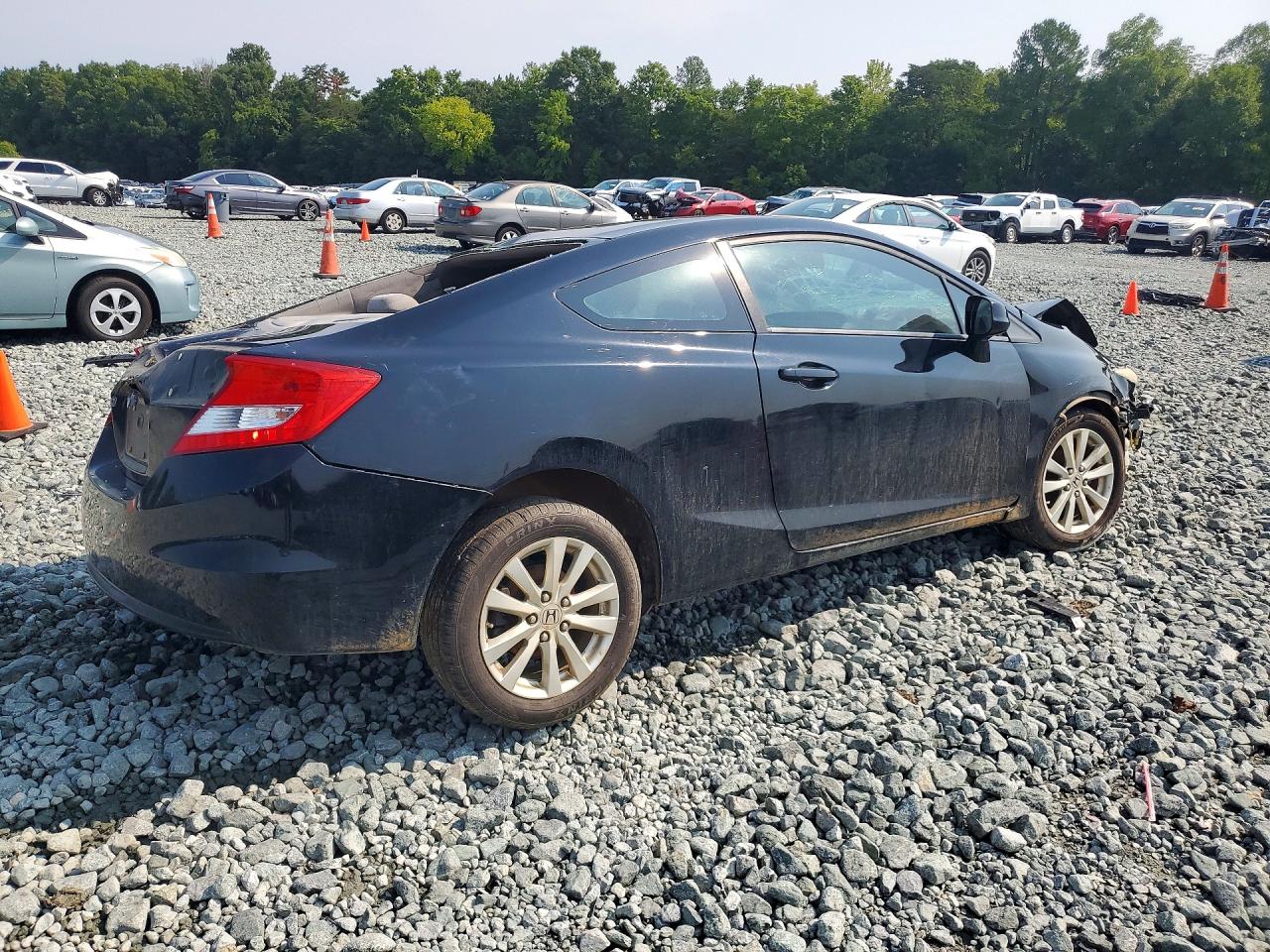 2012 Honda Civic Ex Черный vin: 2HGFG3B83CH517241
