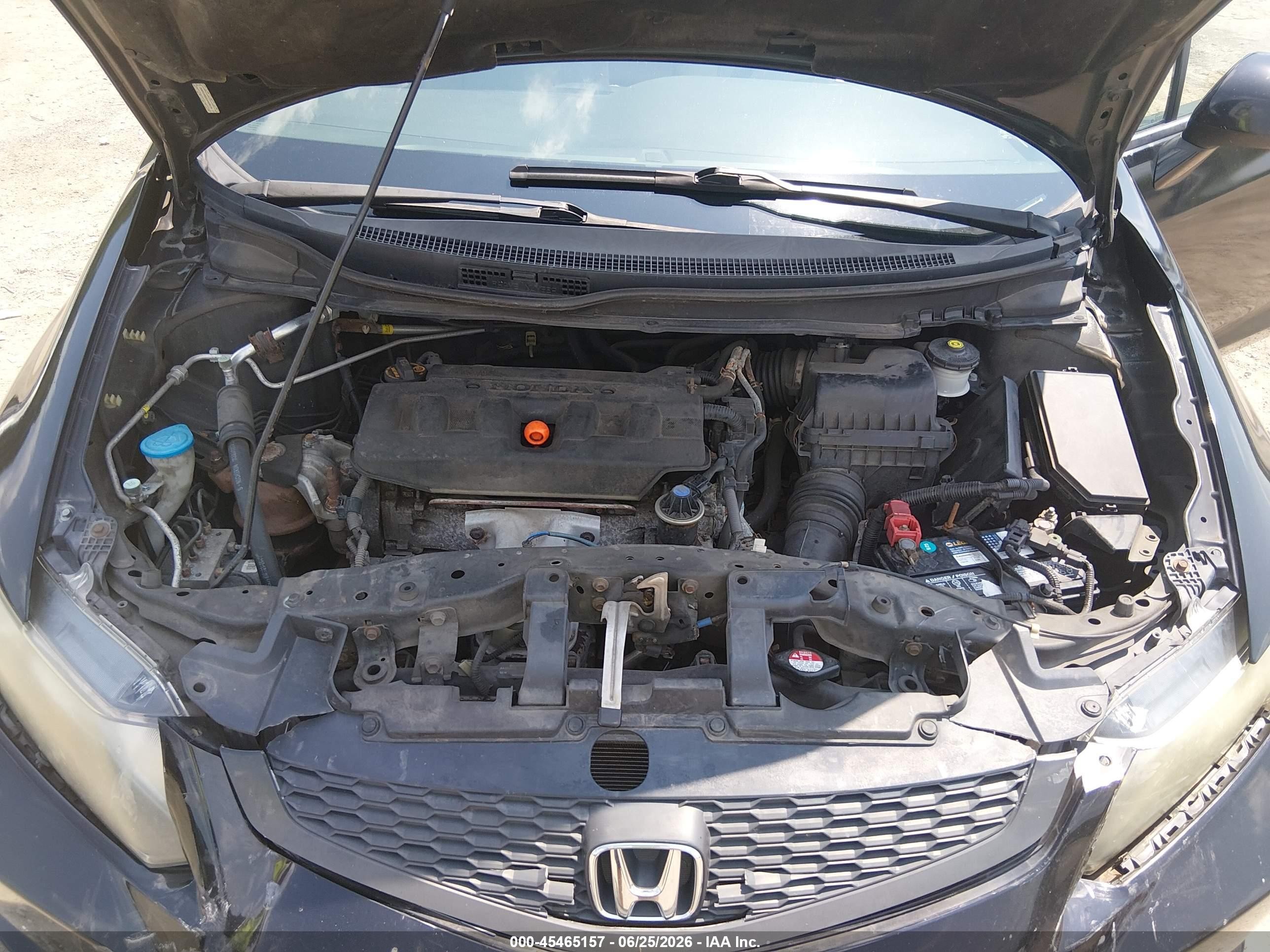 2012 Honda Civic Ex Black vin: 2HGFG3B83CH524156