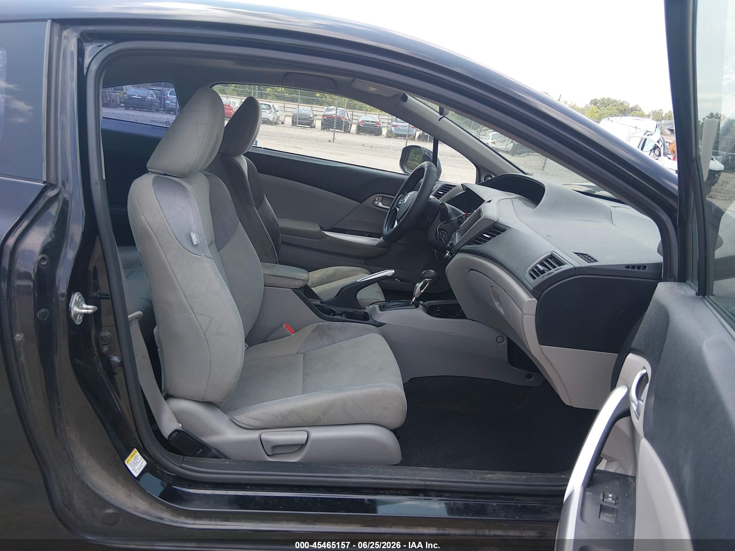 2012 Honda Civic Ex Black vin: 2HGFG3B83CH524156