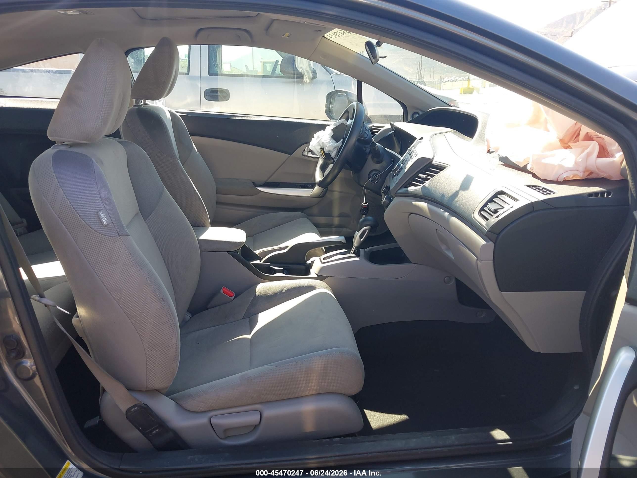 2012 Honda Civic Ex Gray vin: 2HGFG3B83CH529244