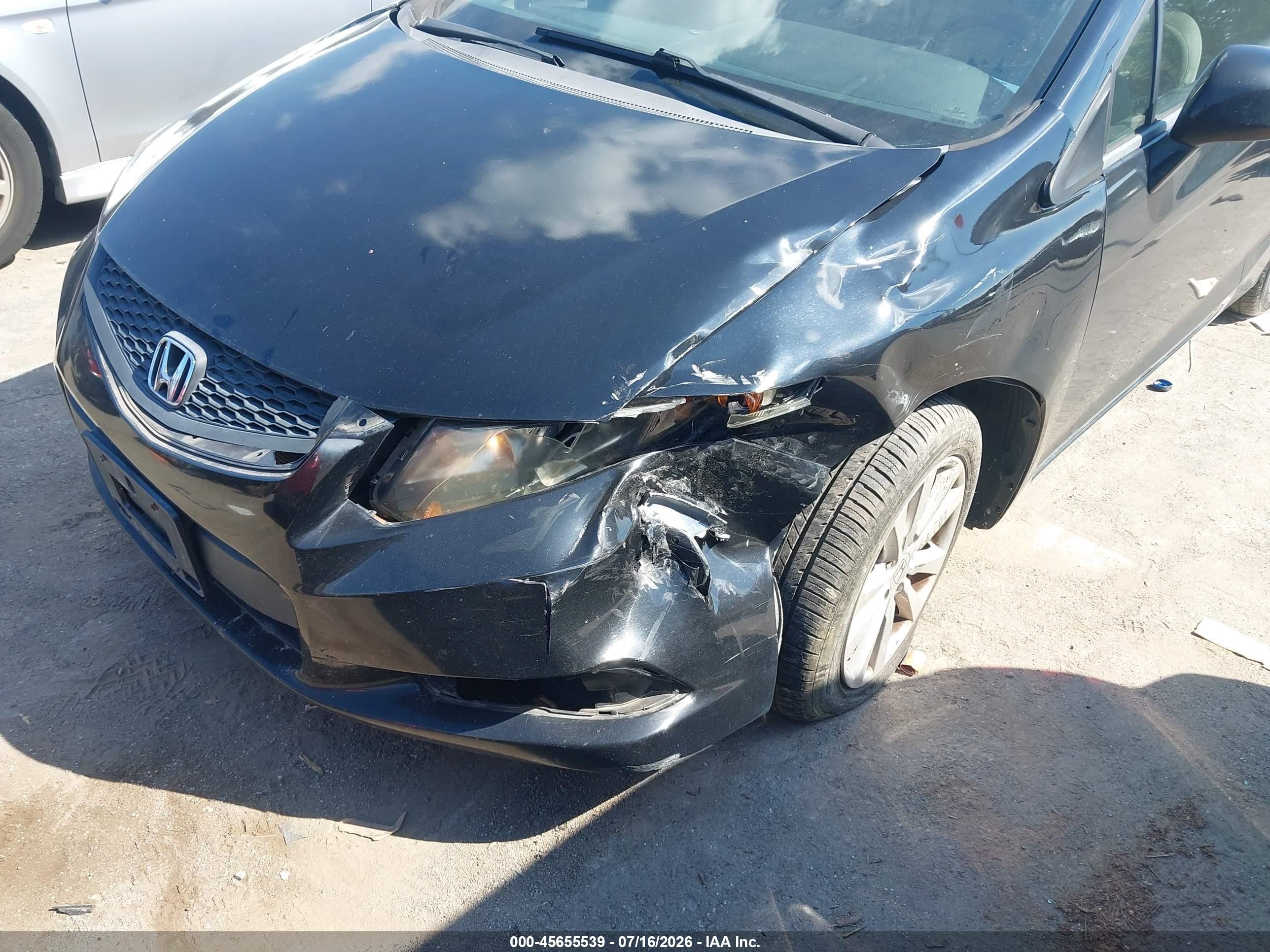 2012 Honda Civic Ex Black vin: 2HGFG3B83CH531494