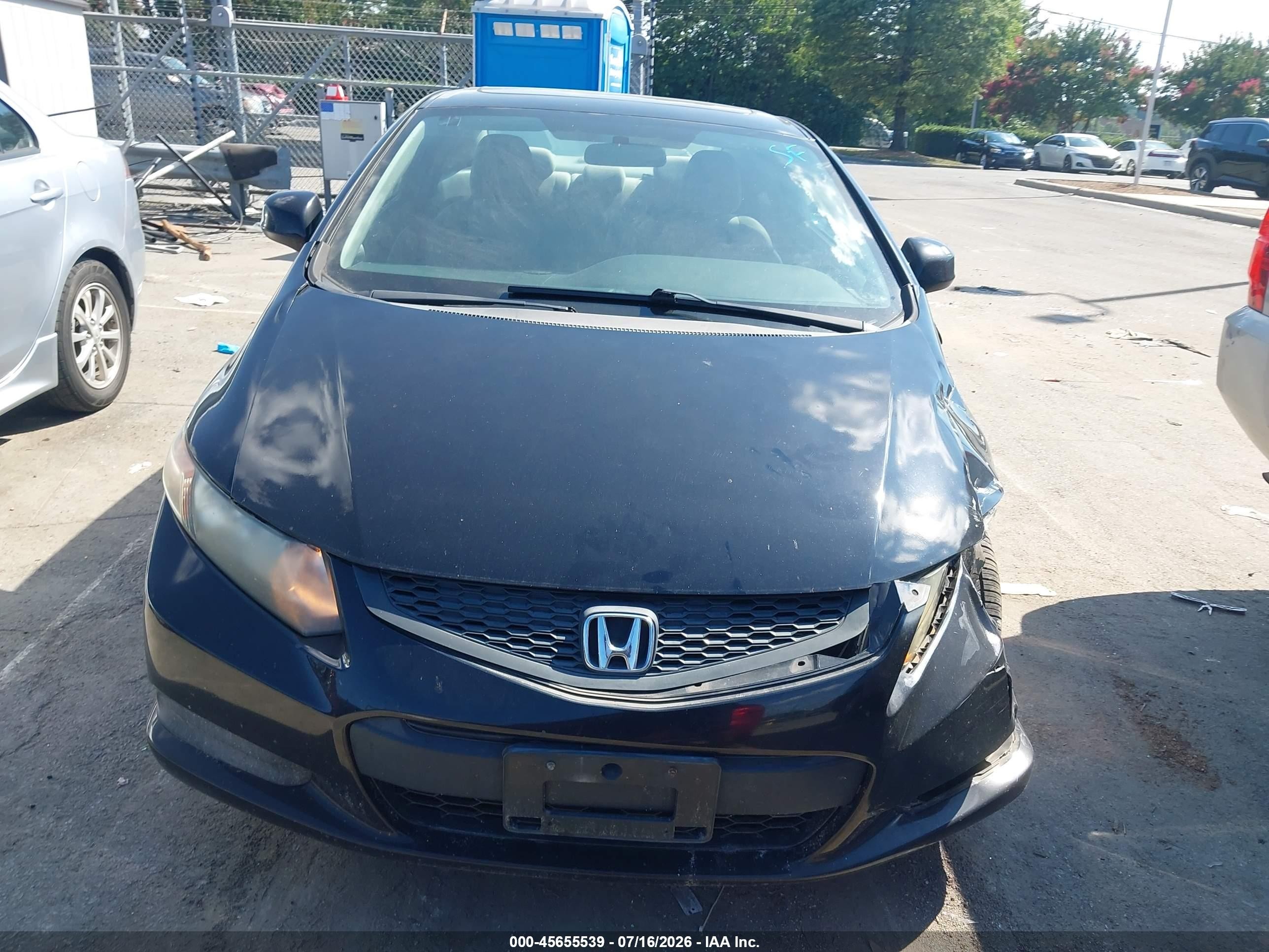 2012 Honda Civic Ex Black vin: 2HGFG3B83CH531494