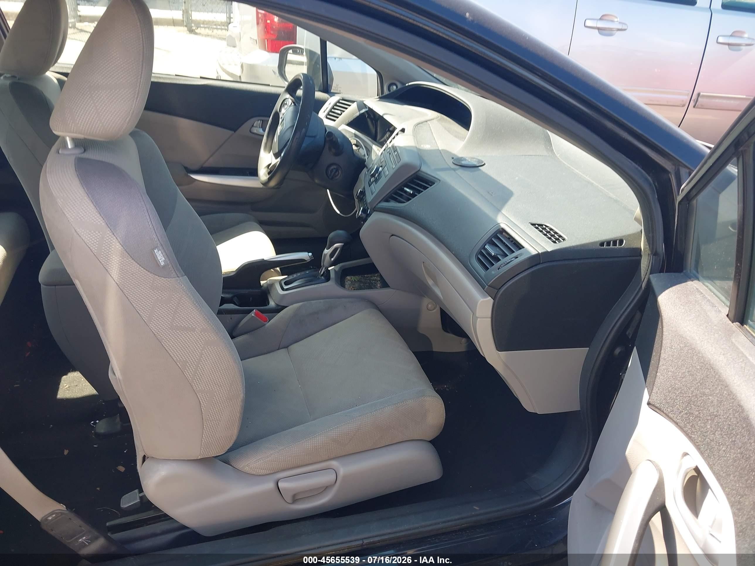 2012 Honda Civic Ex Black vin: 2HGFG3B83CH531494