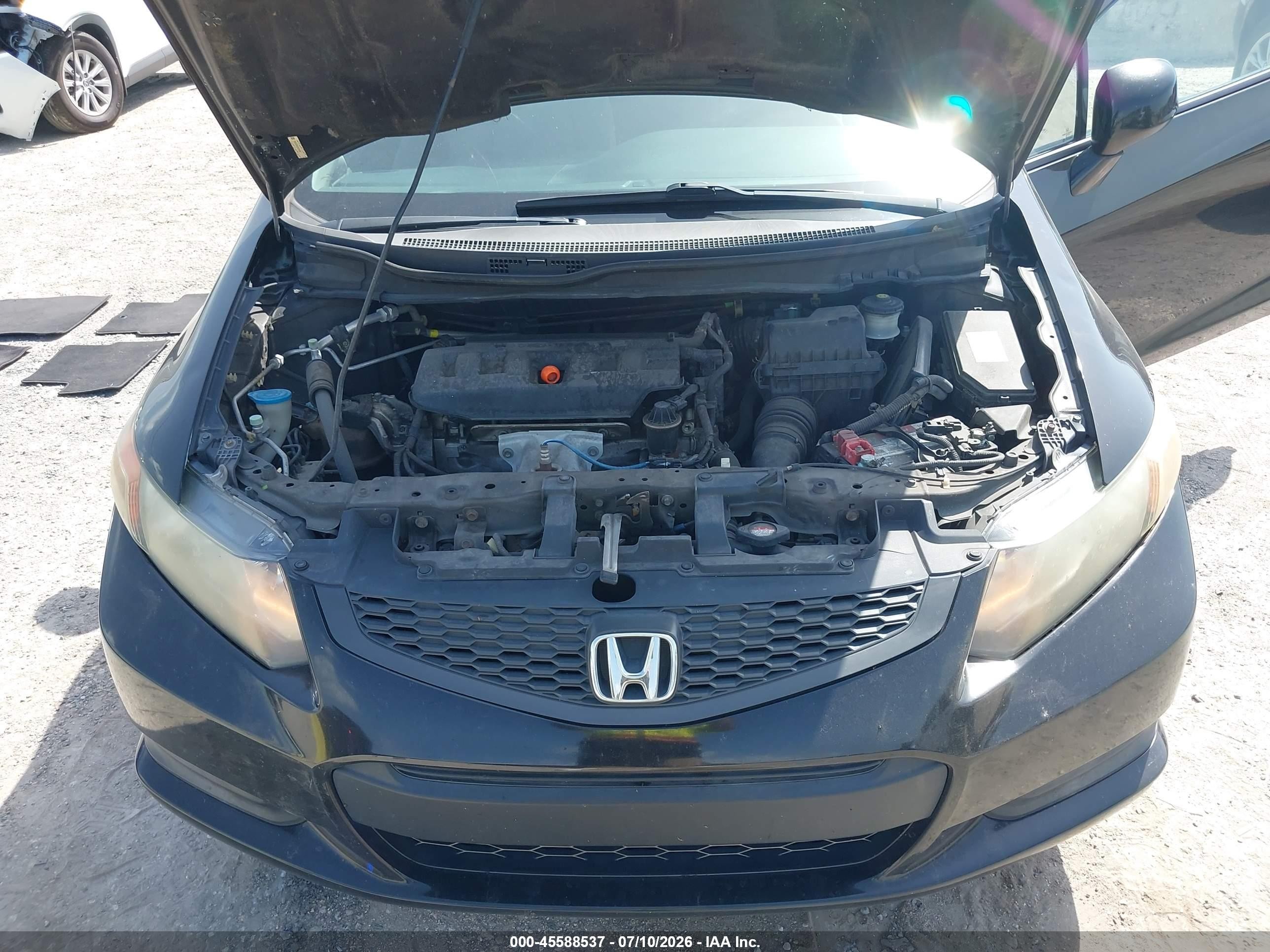 2012 Honda Civic Ex Black vin: 2HGFG3B83CH534380