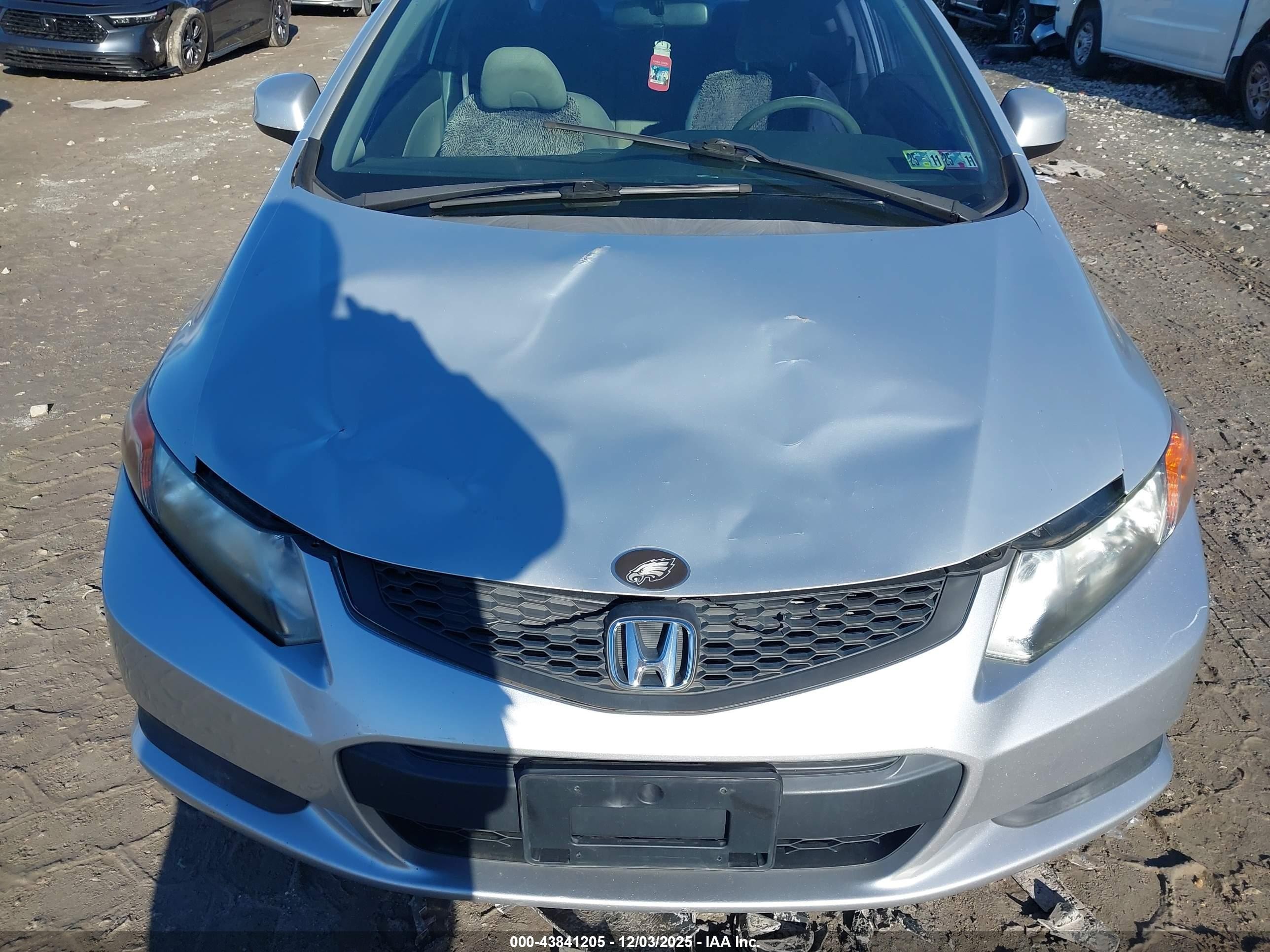 2012 Honda Civic Ex Silver vin: 2HGFG3B83CH550241