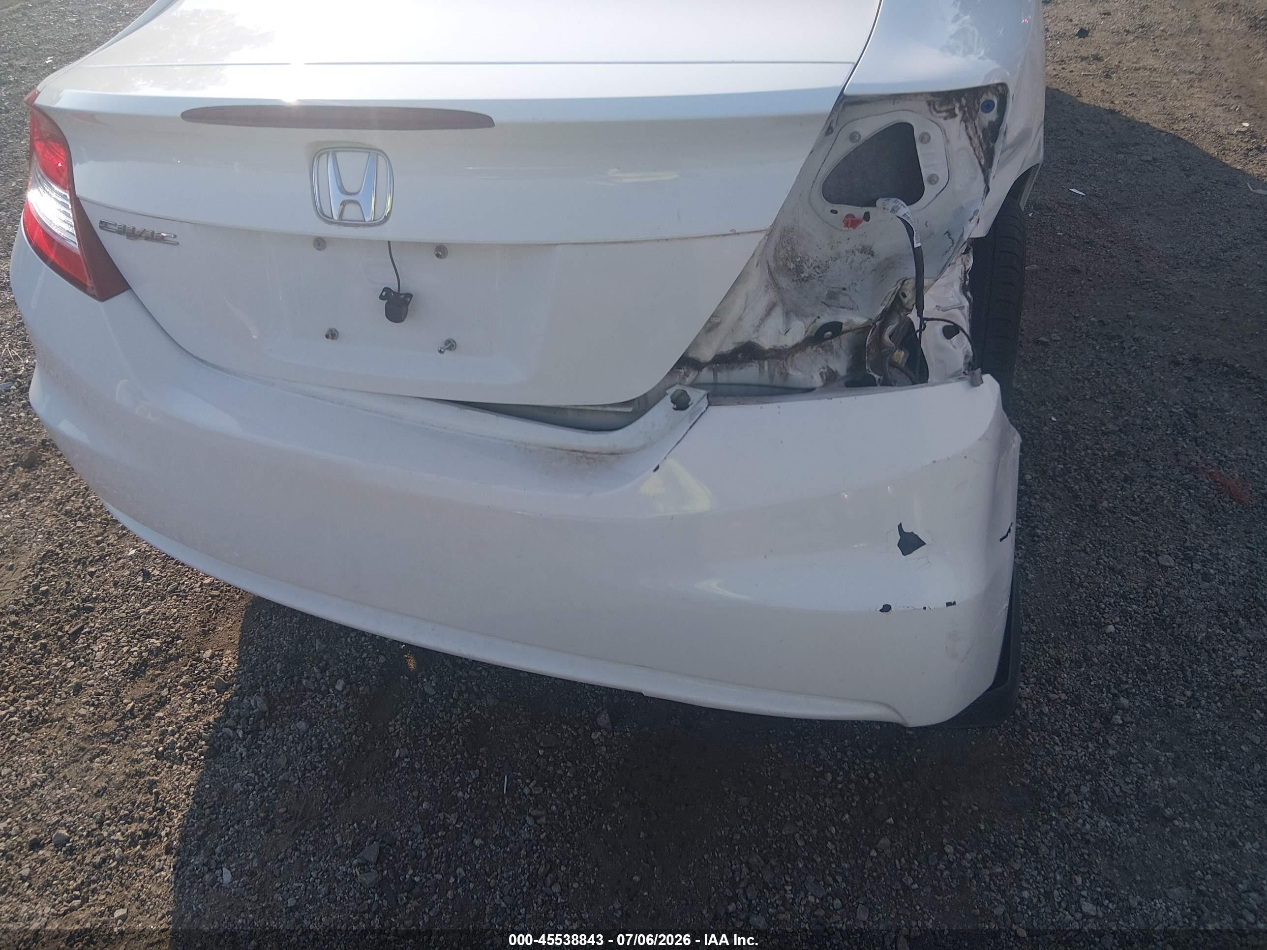2012 Honda Civic Ex White vin: 2HGFG3B83CH563572