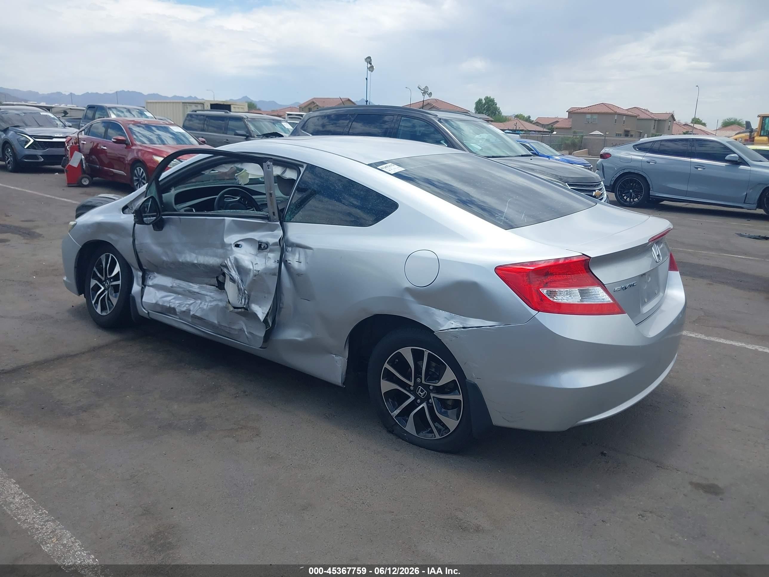2013 Honda Civic Ex Silver vin: 2HGFG3B83DH515667