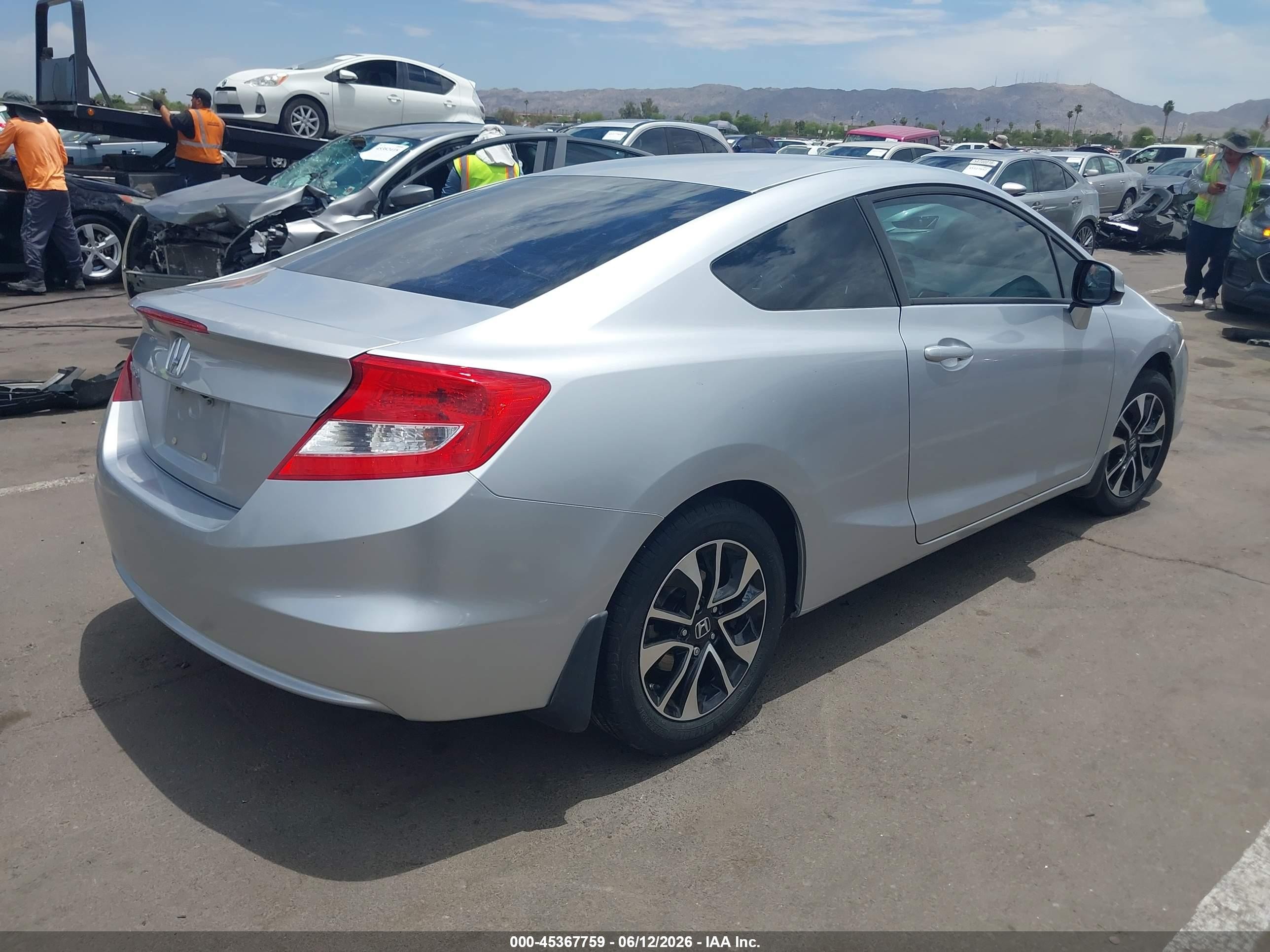 2013 Honda Civic Ex Silver vin: 2HGFG3B83DH515667