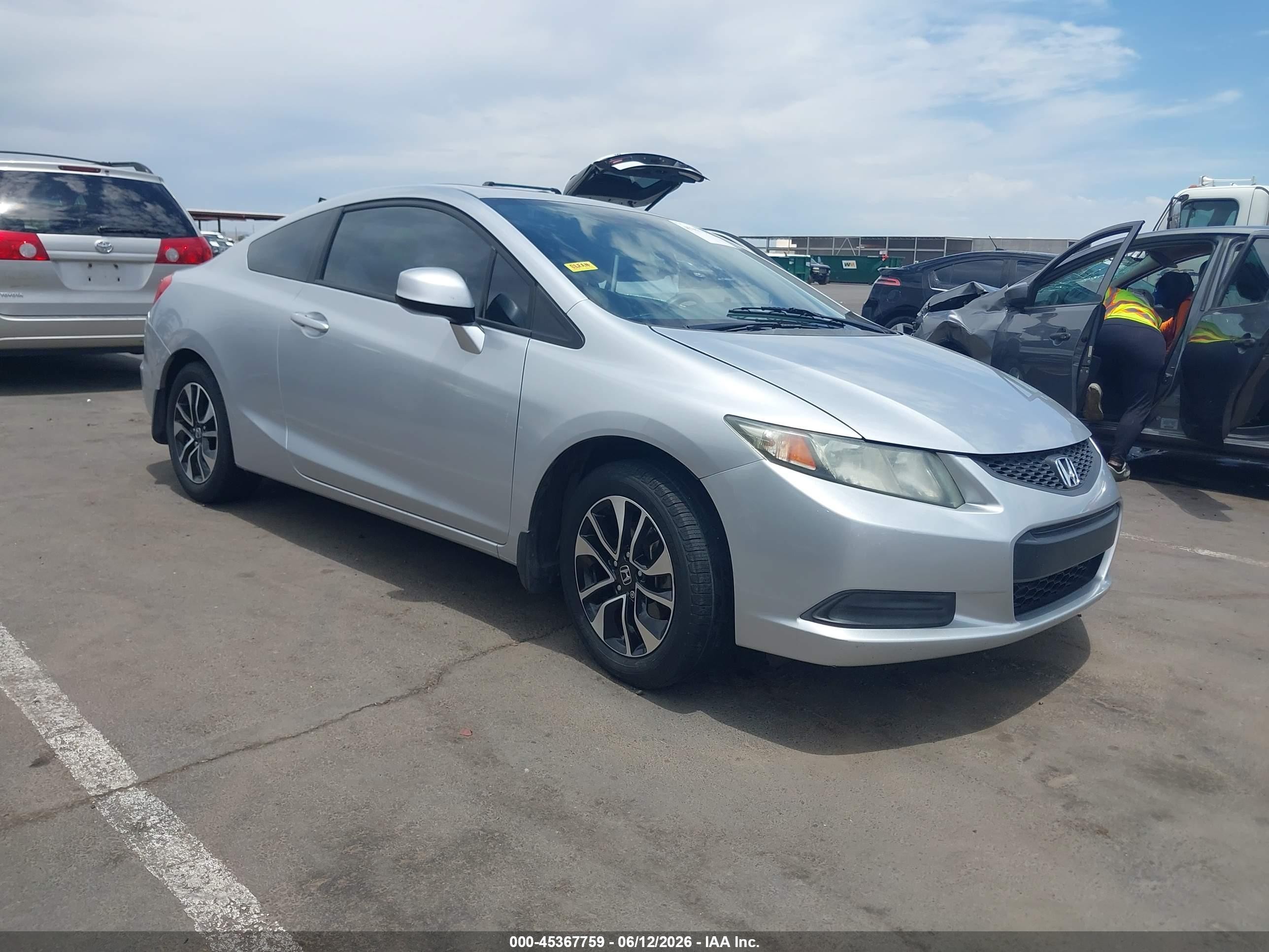 2013 Honda Civic Ex Silver vin: 2HGFG3B83DH515667