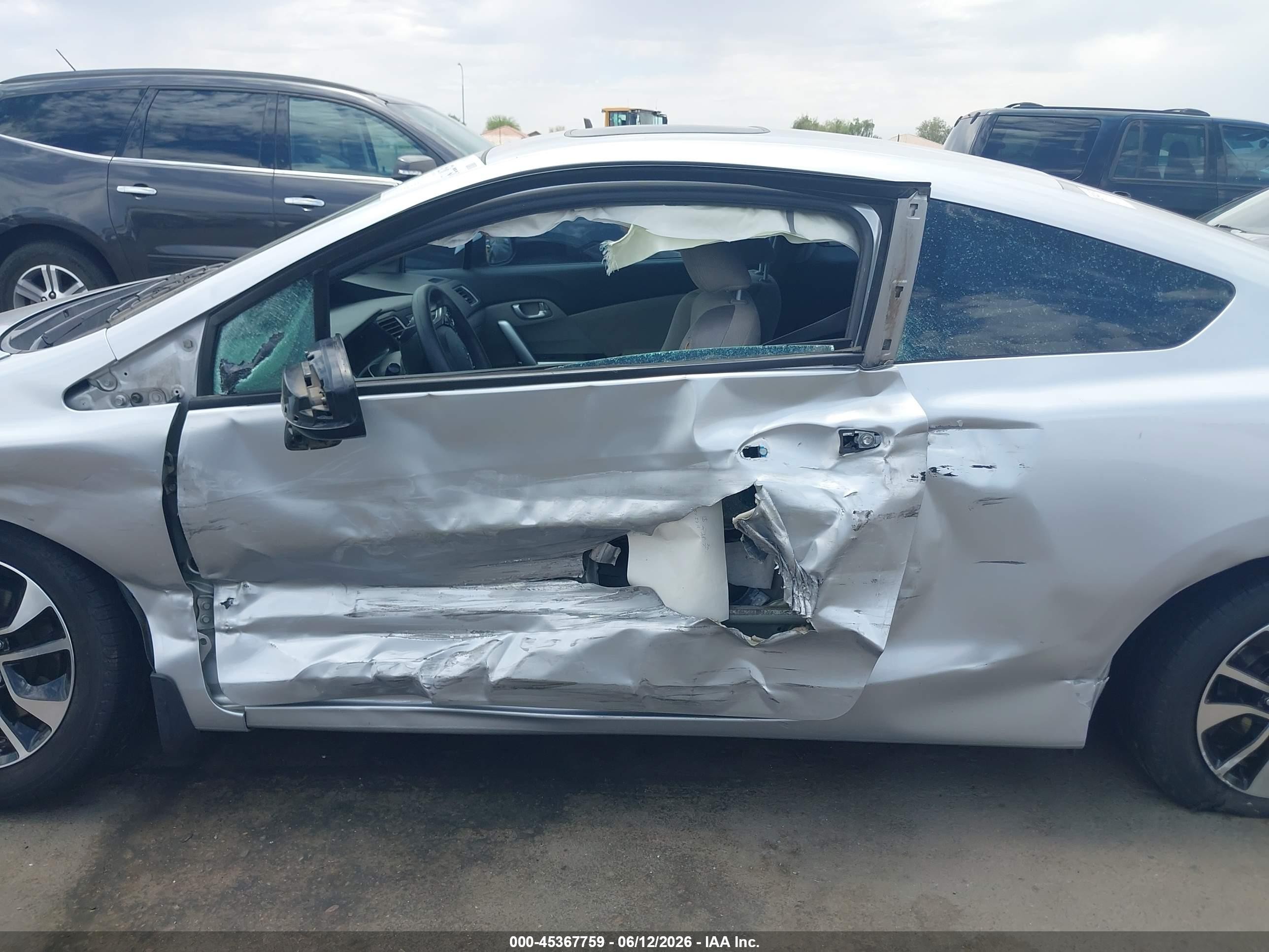 2013 Honda Civic Ex Silver vin: 2HGFG3B83DH515667