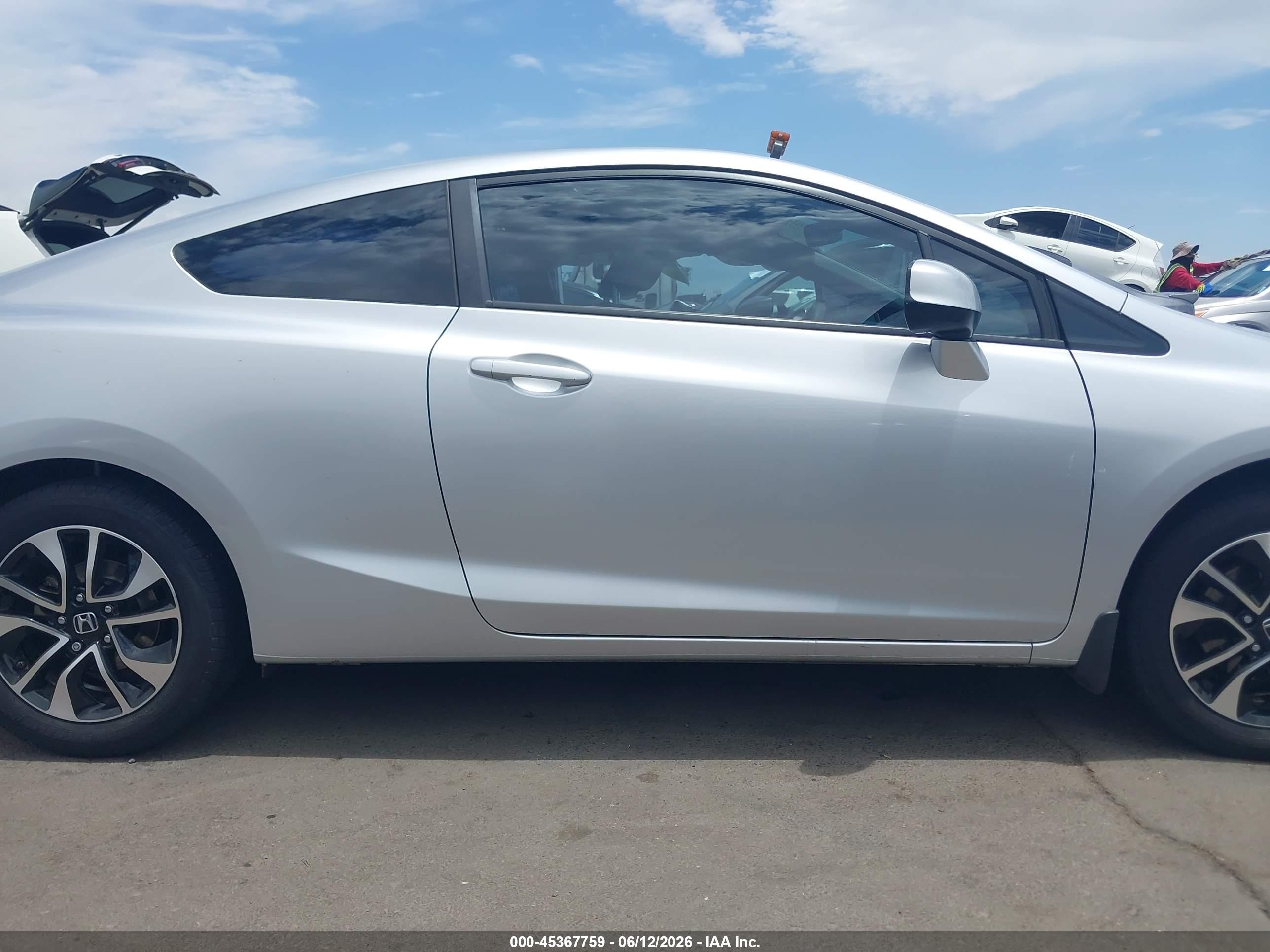 2013 Honda Civic Ex Silver vin: 2HGFG3B83DH515667