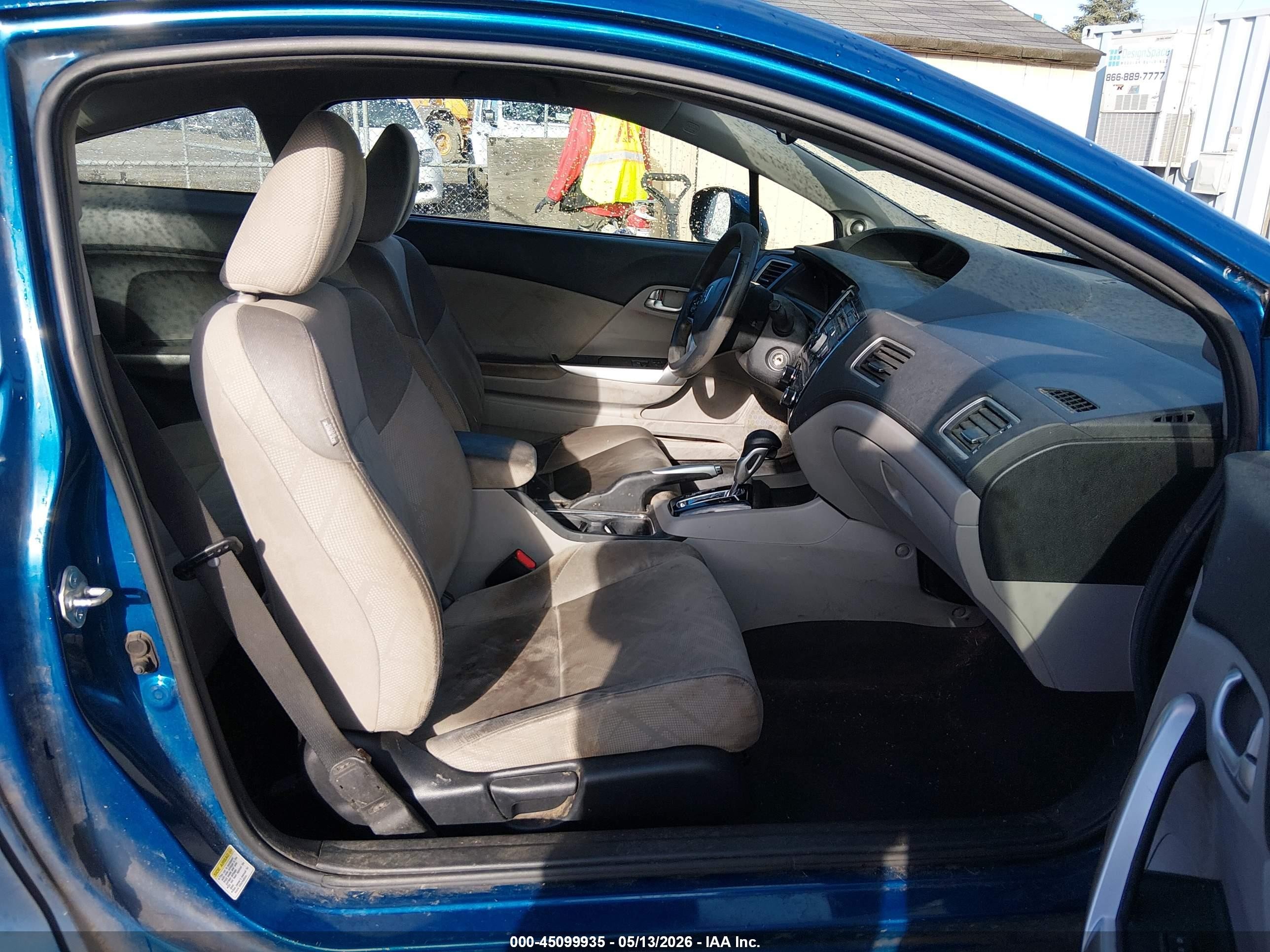 2013 Honda Civic Ex Blue vin: 2HGFG3B83DH516284