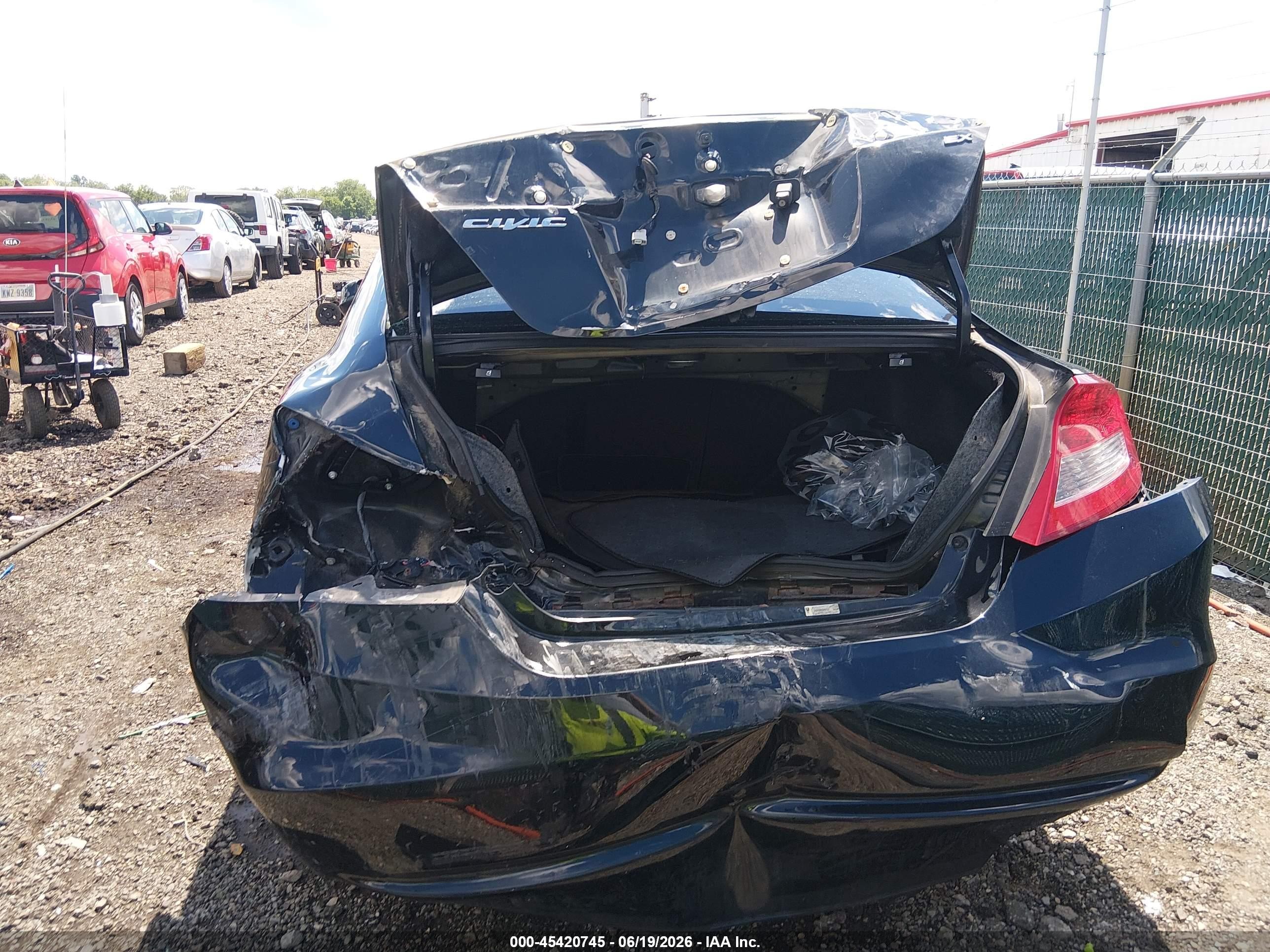 2013 Honda Civic Ex Черный vin: 2HGFG3B83DH517371