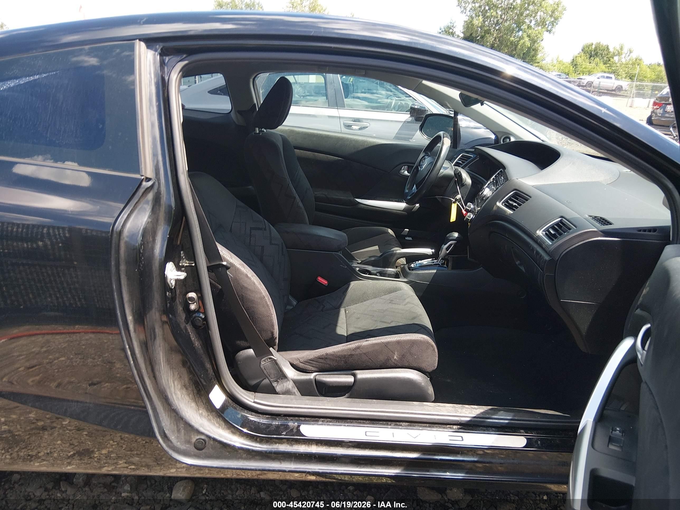2013 Honda Civic Ex Черный vin: 2HGFG3B83DH517371