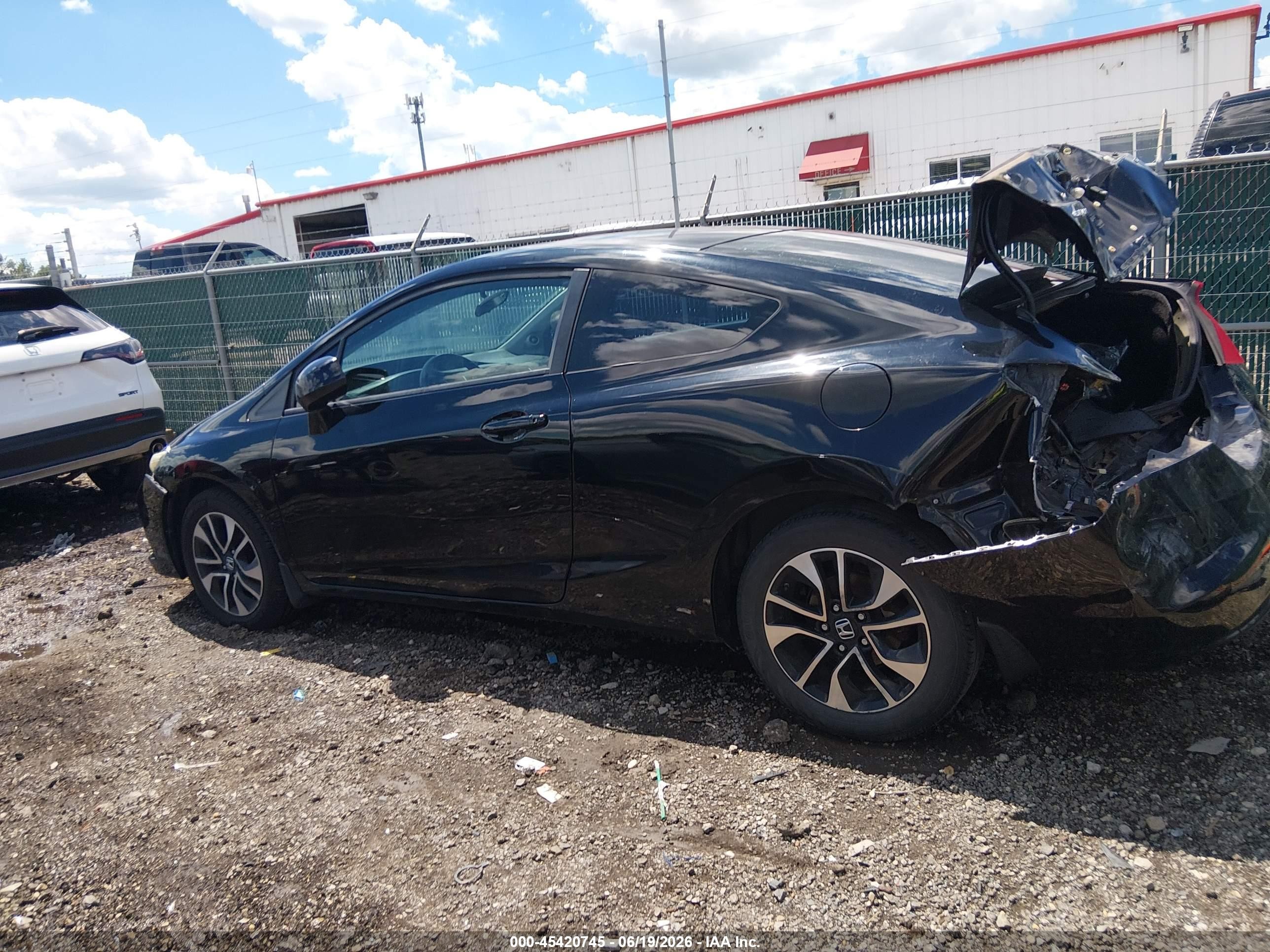 2013 Honda Civic Ex Черный vin: 2HGFG3B83DH517371