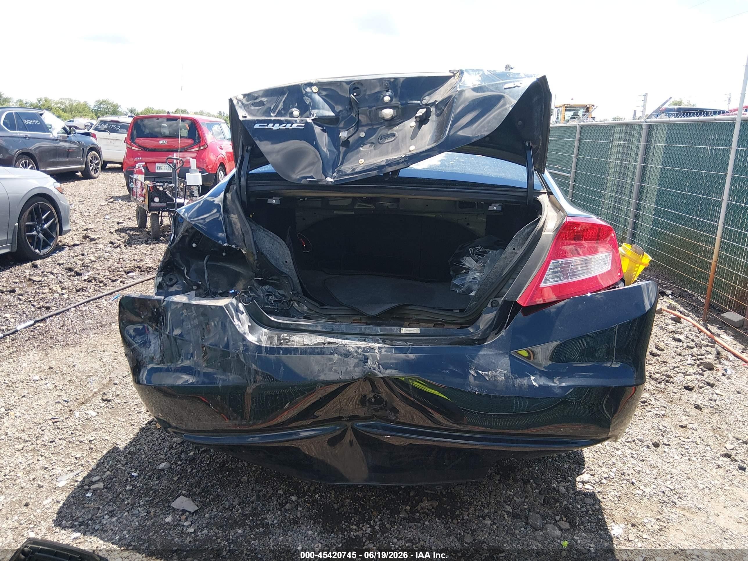 2013 Honda Civic Ex Черный vin: 2HGFG3B83DH517371