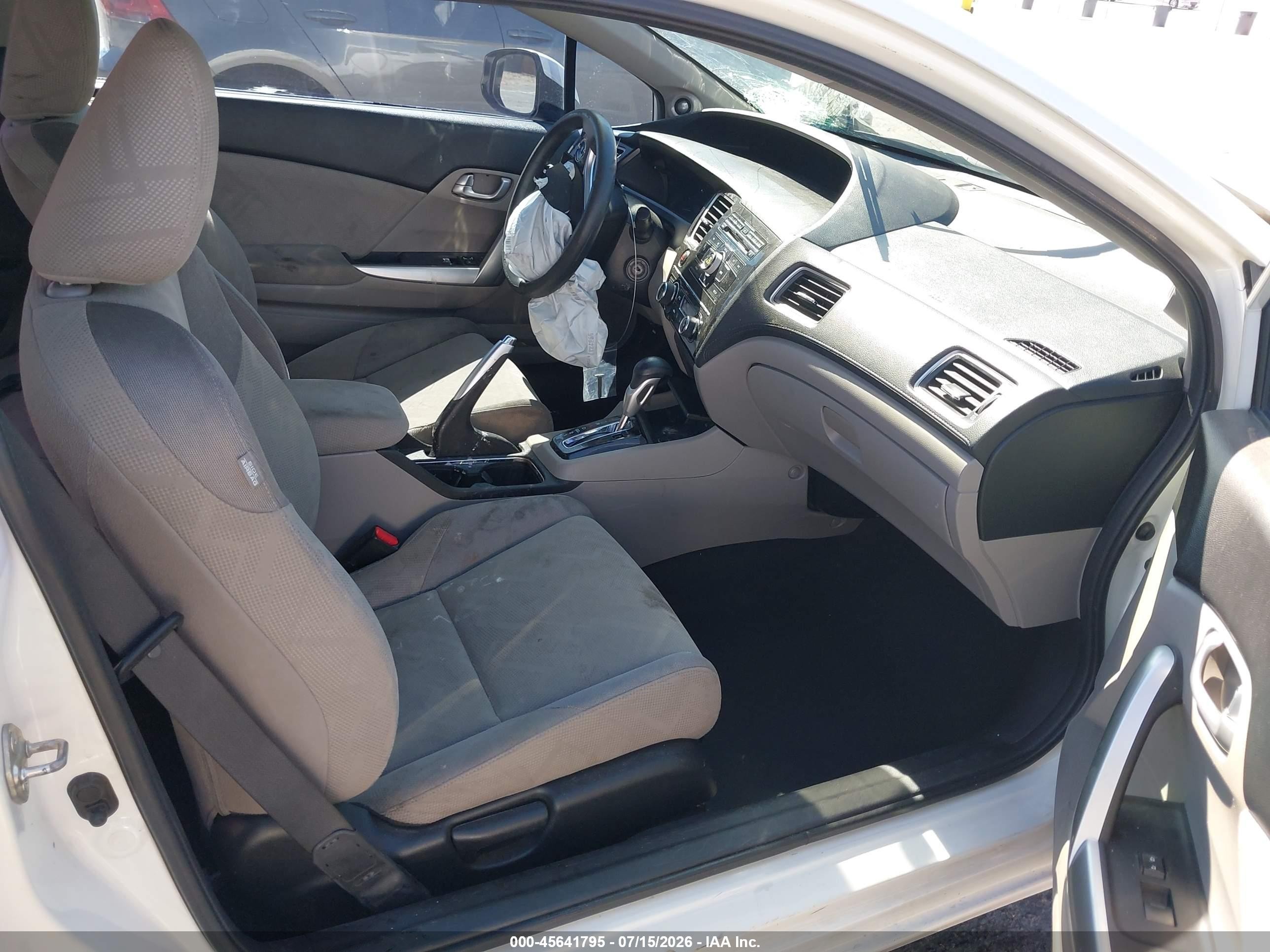 2013 Honda Civic Ex White vin: 2HGFG3B83DH524692
