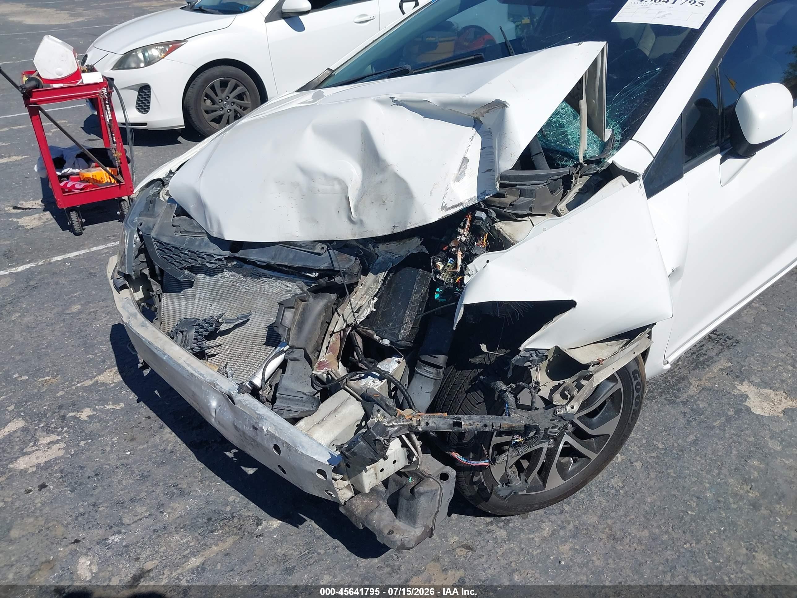 2013 Honda Civic Ex White vin: 2HGFG3B83DH524692