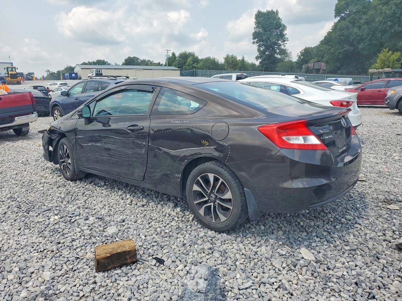 2013 Honda Civic Ex Black vin: 2HGFG3B83DH525664