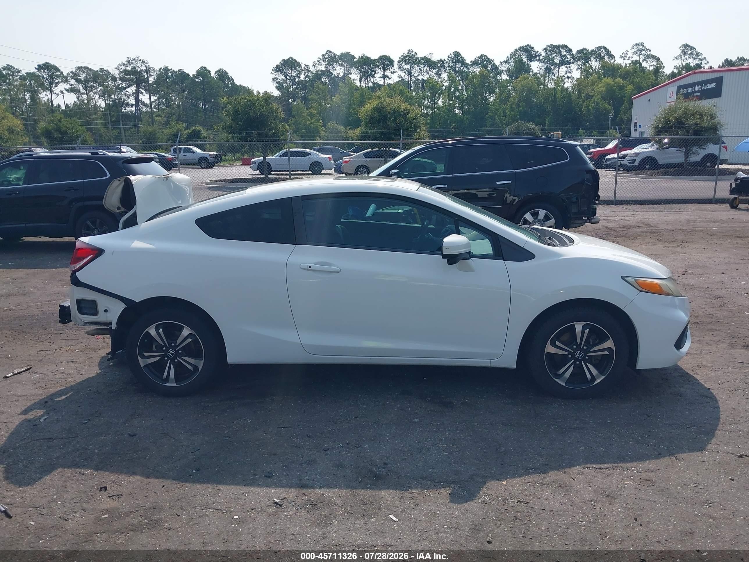 2014 Honda Civic Ex White vin: 2HGFG3B83EH502919