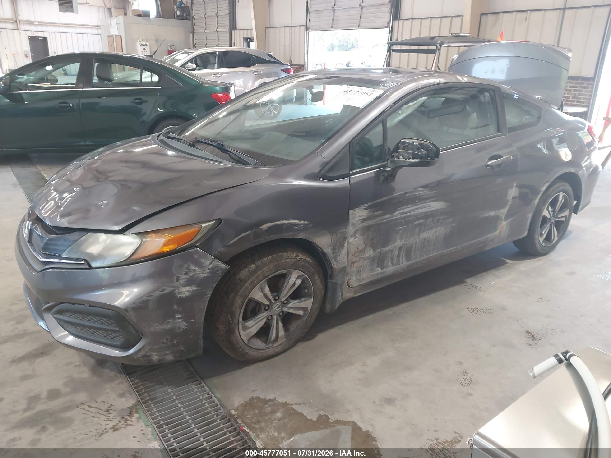 2014 Honda Civic Ex Серый vin: 2HGFG3B83EH522149