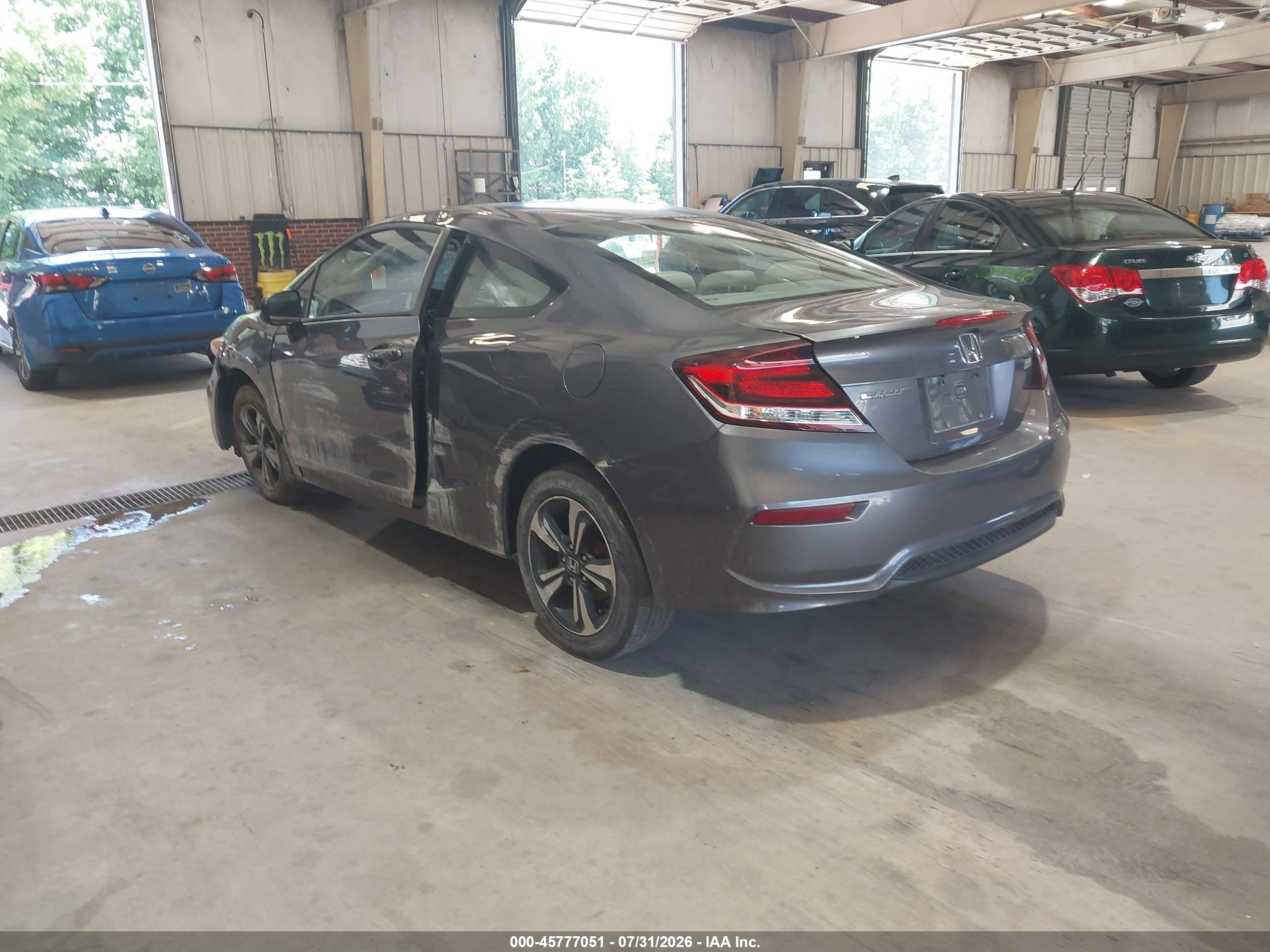 2014 Honda Civic Ex Серый vin: 2HGFG3B83EH522149